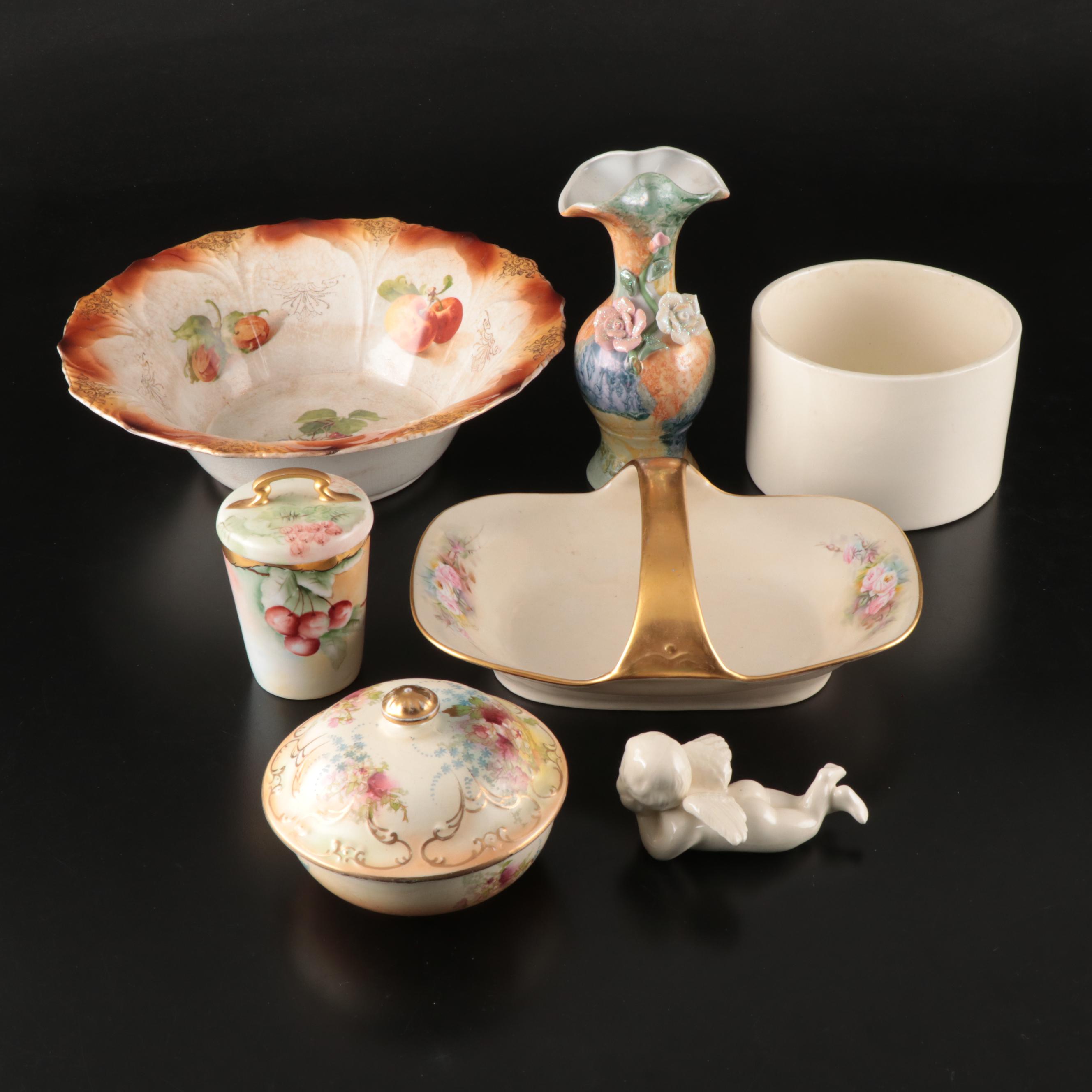 S. Fielding & Co. Lidded Dish, Royal Firenze Serving Bowl and More