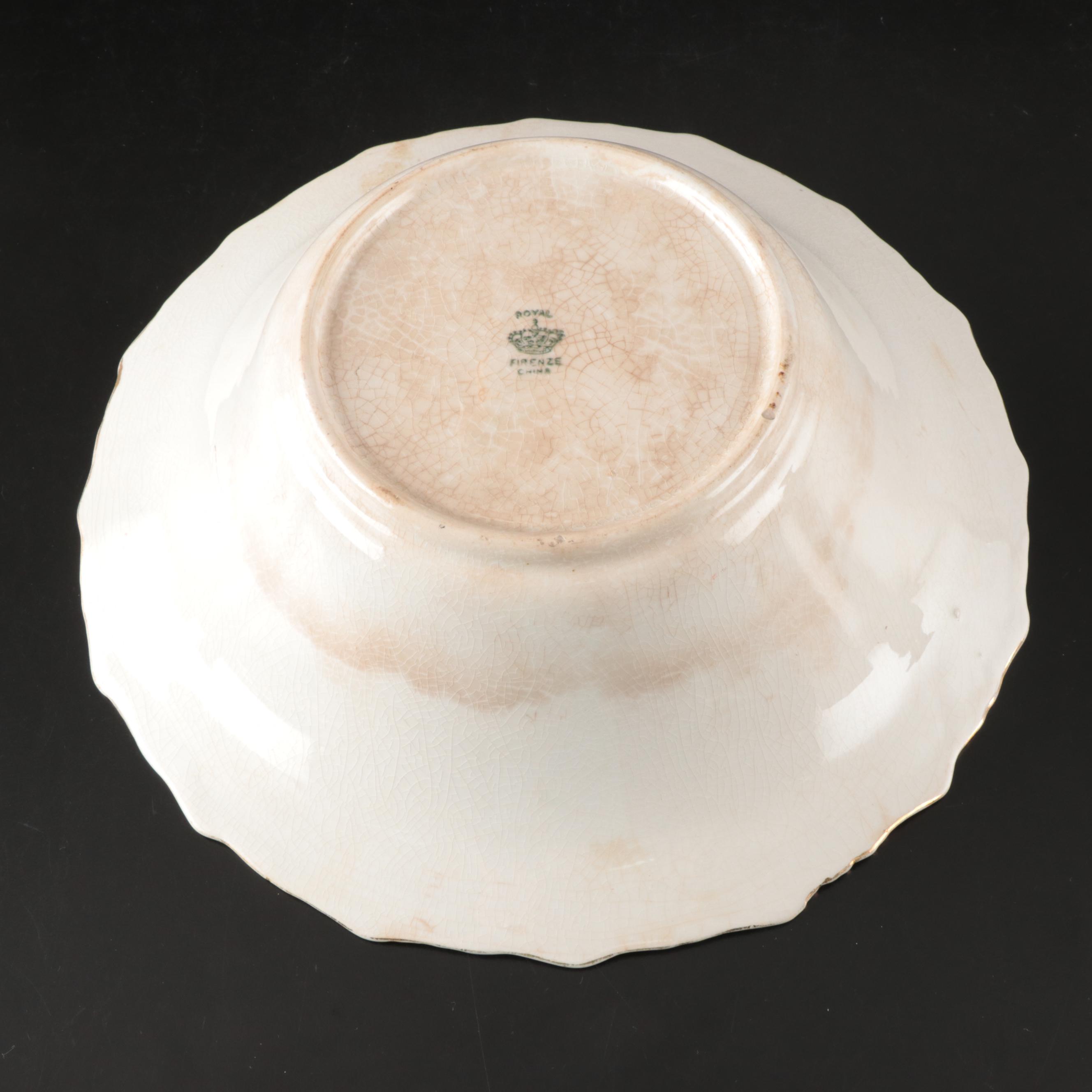 S. Fielding & Co. Lidded Dish, Royal Firenze Serving Bowl and More