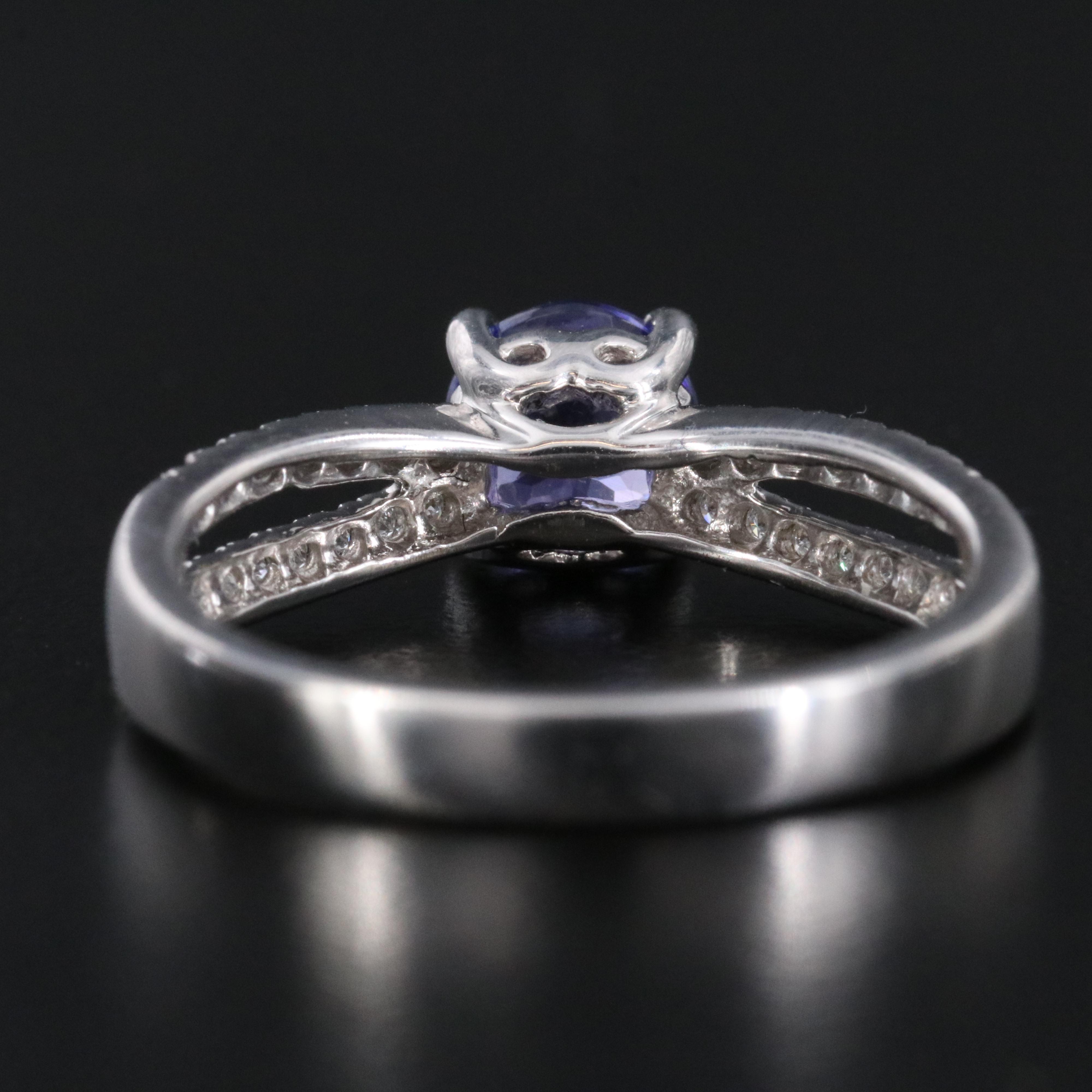 14K Tanzanite and Diamond Ring