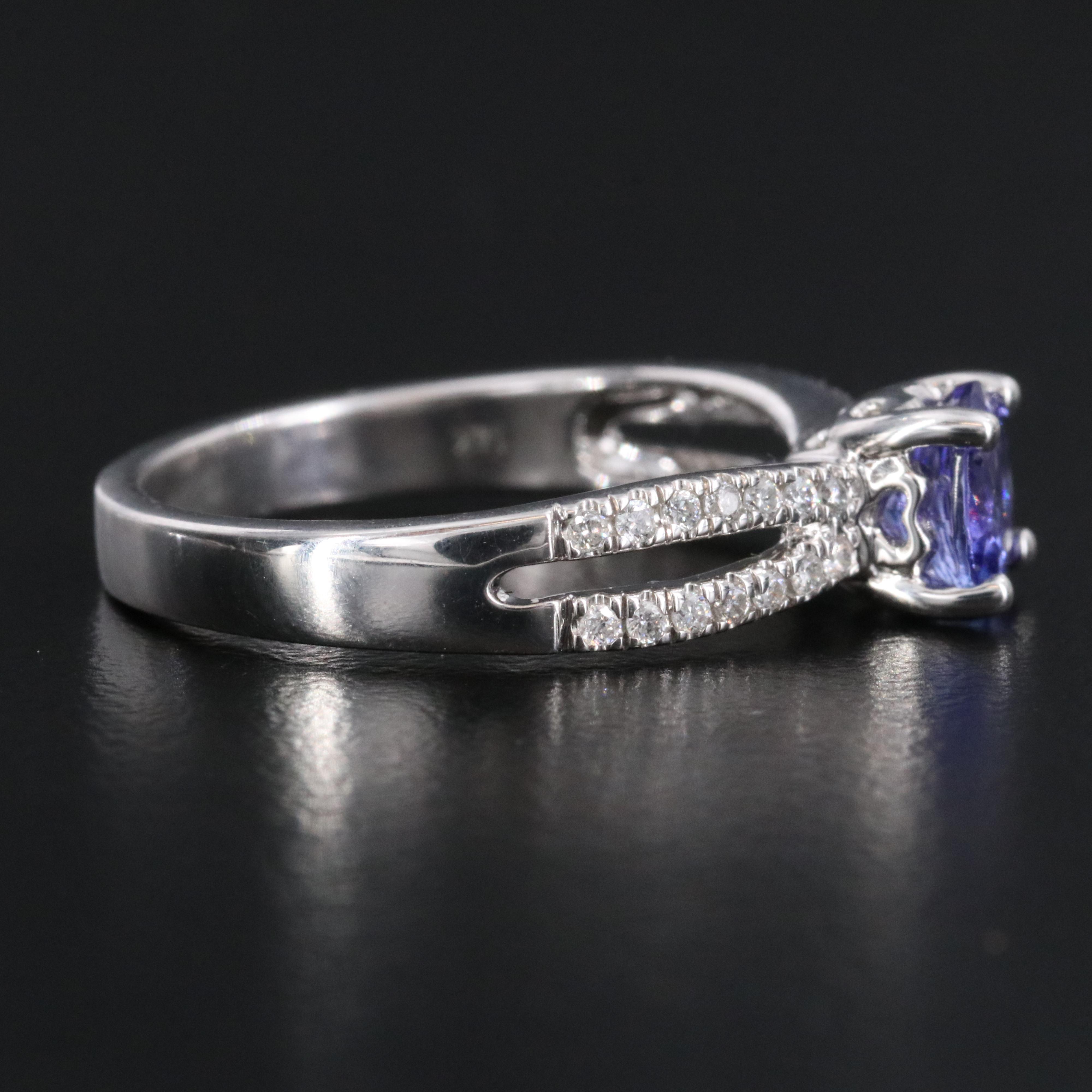 14K Tanzanite and Diamond Ring