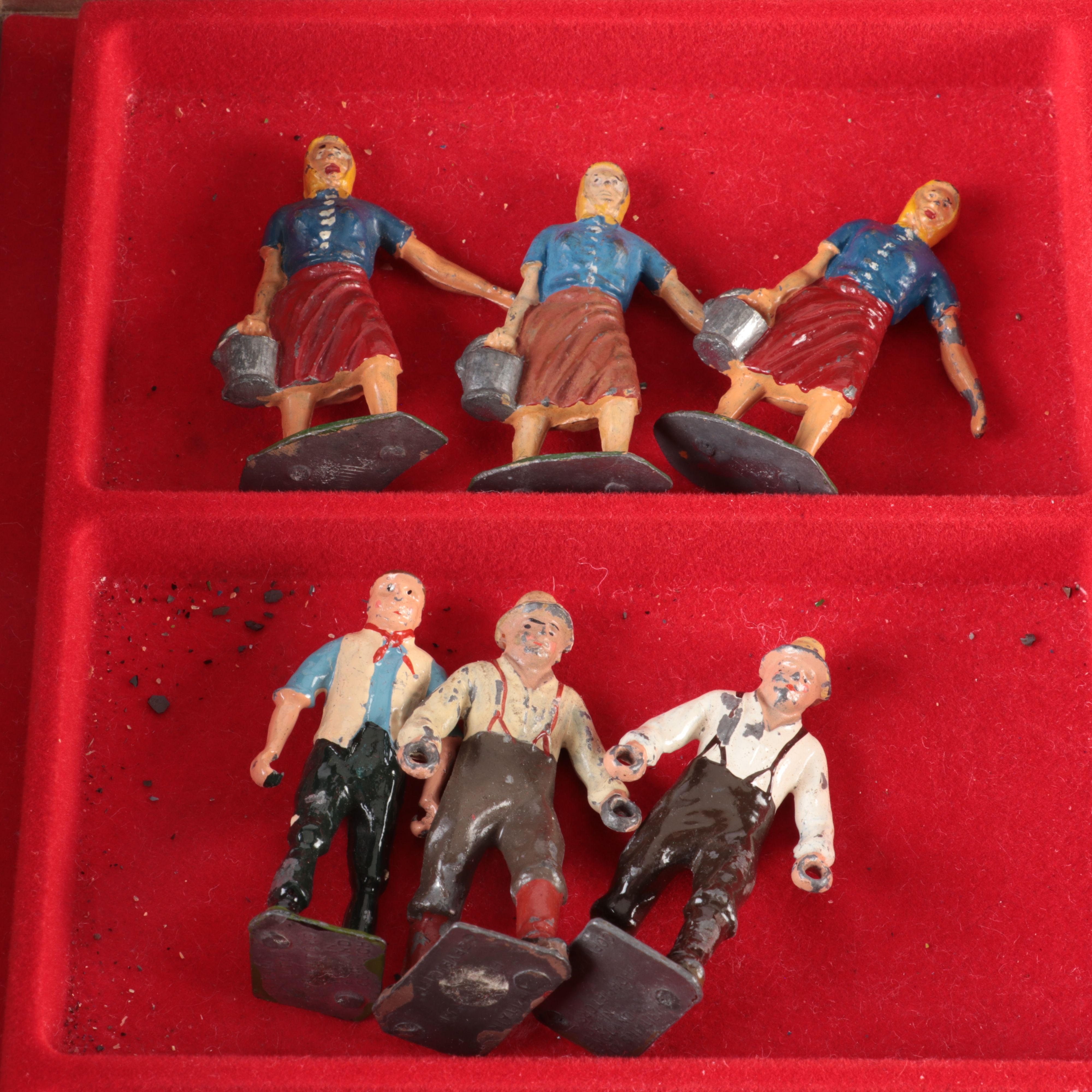 Collection of Over 40 English Made Civilian Toy Figures