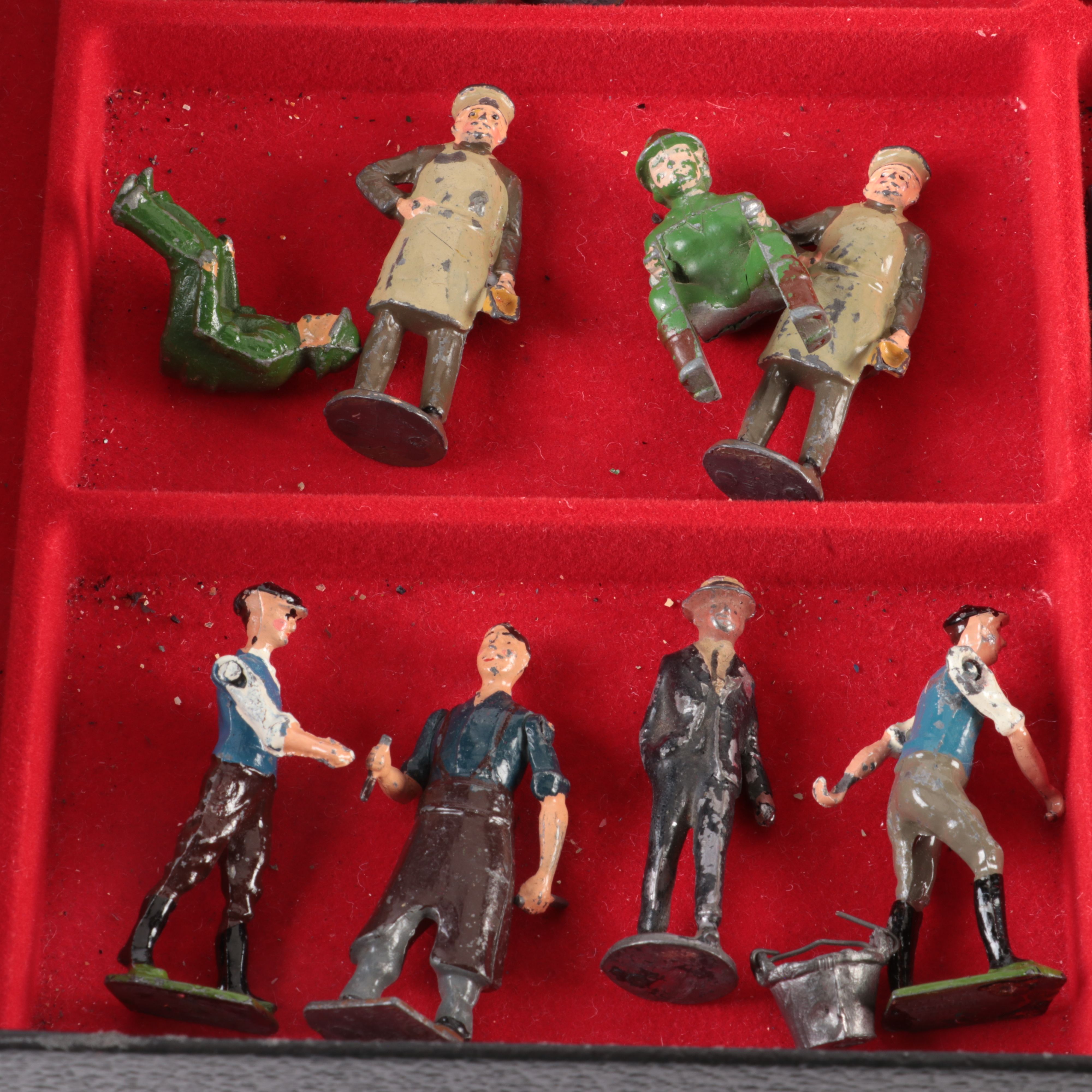 Collection of Over 40 English Made Civilian Toy Figures