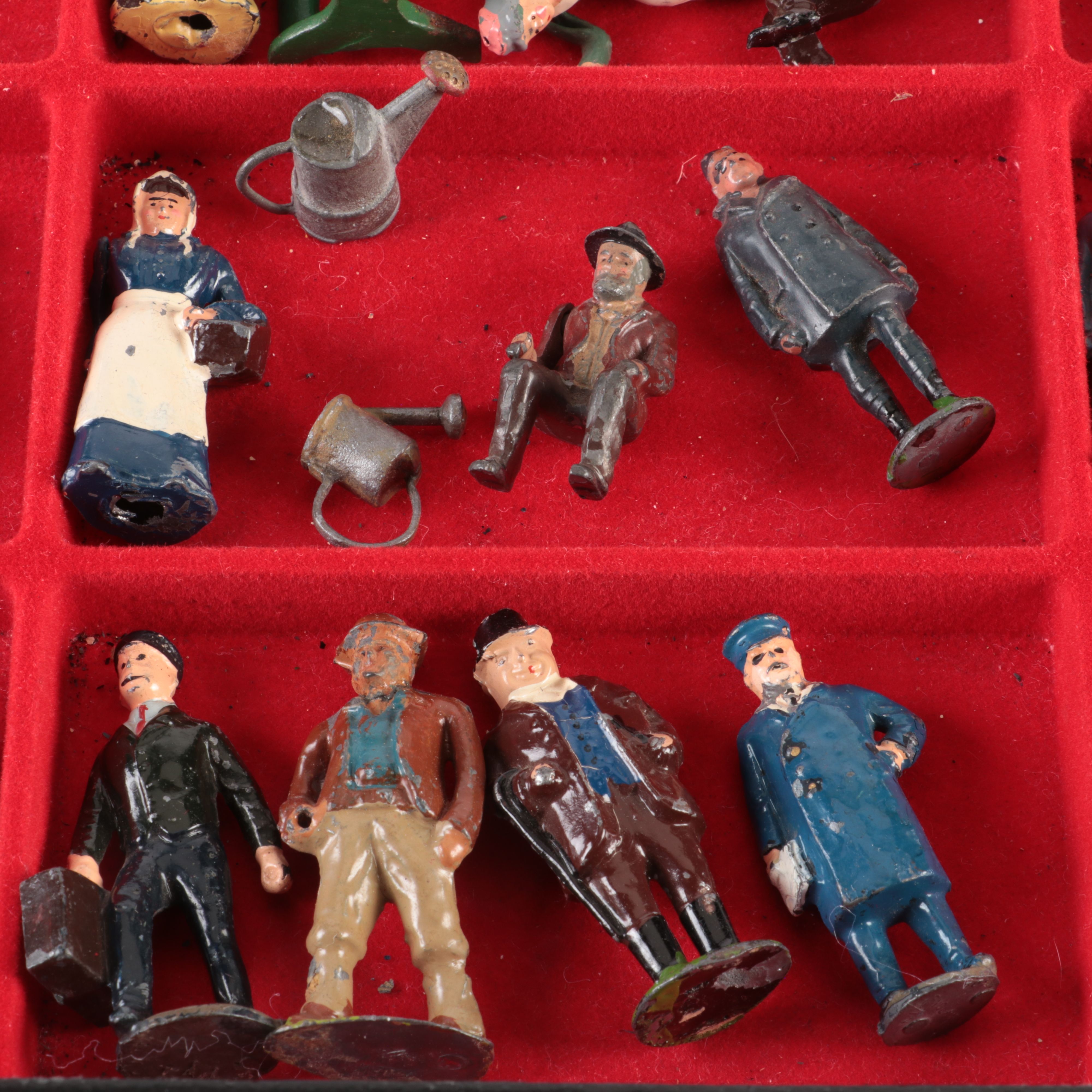 Collection of Over 40 English Made Civilian Toy Figures