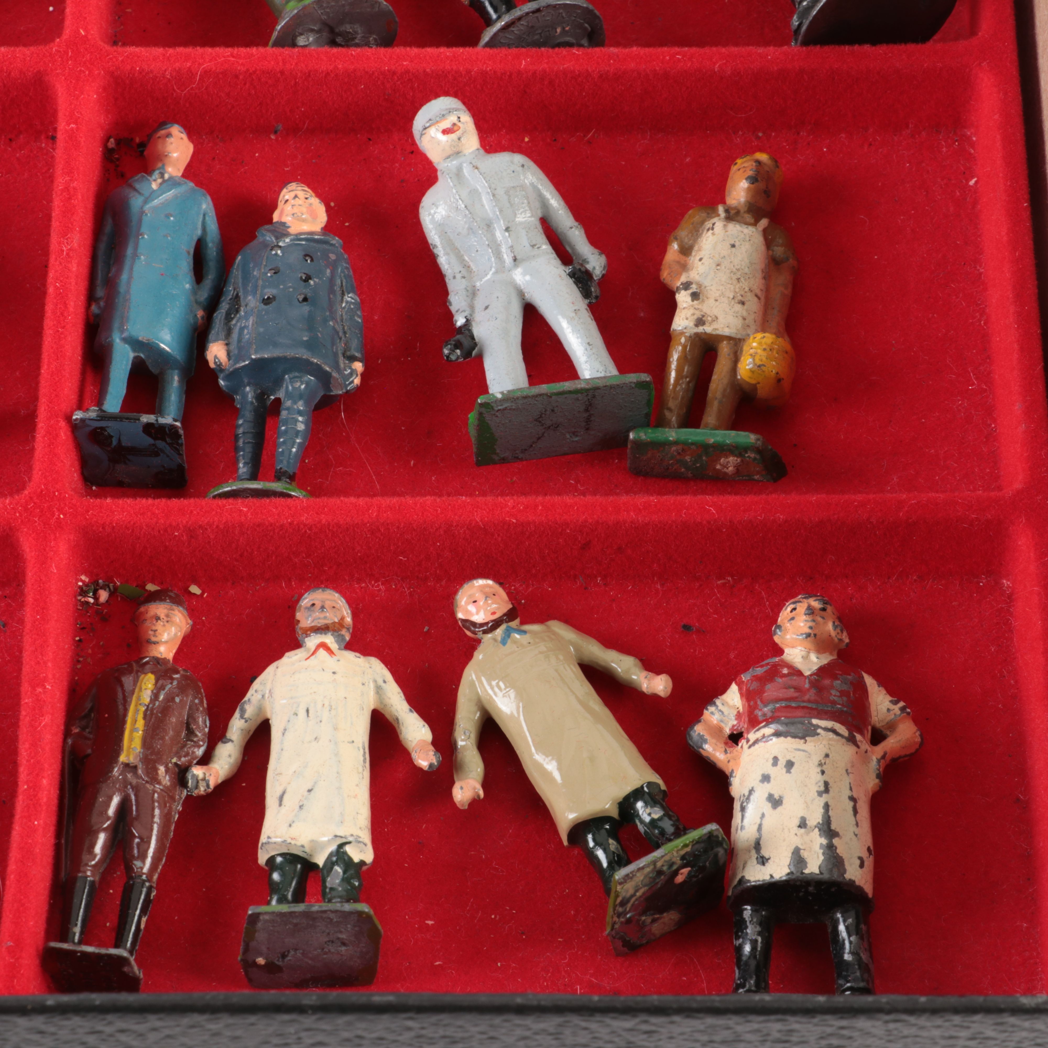 Collection of Over 40 English Made Civilian Toy Figures