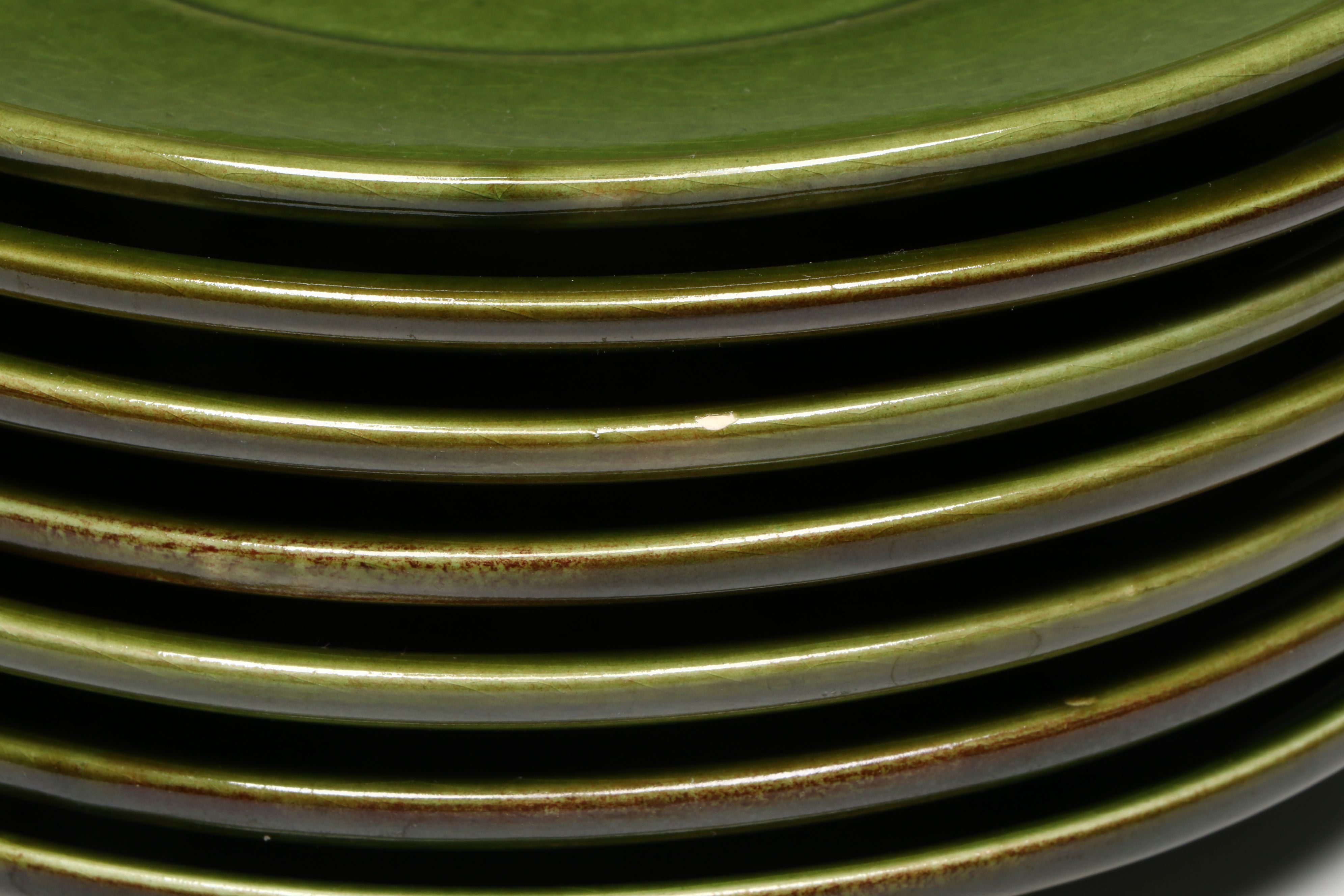 Waechtersbach Ceramic Lug Bowls with Saucers, Mid to Late 20th Century