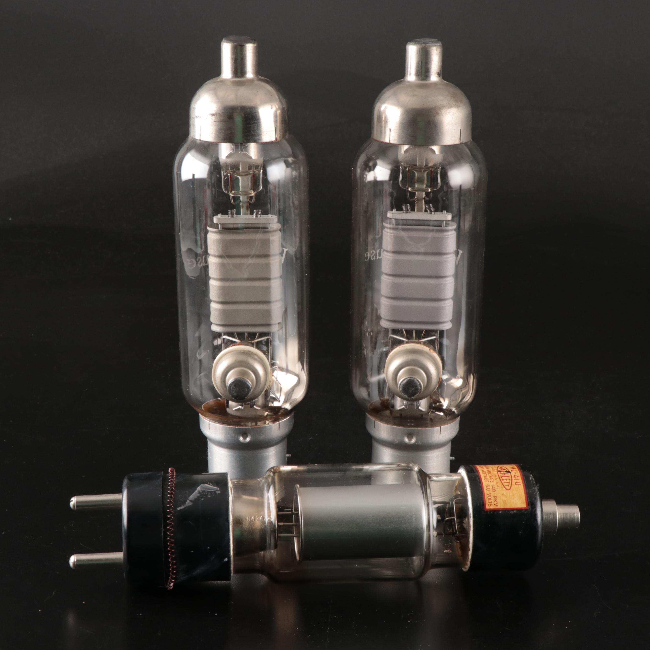 Westinghouse WL-460 and Machlett ML- 41 Vacuum Tubes