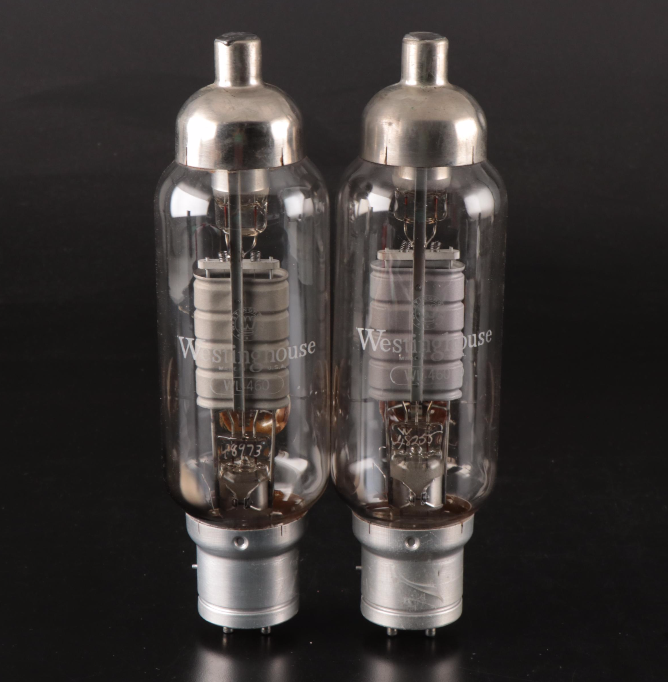 Westinghouse WL-460 and Machlett ML- 41 Vacuum Tubes