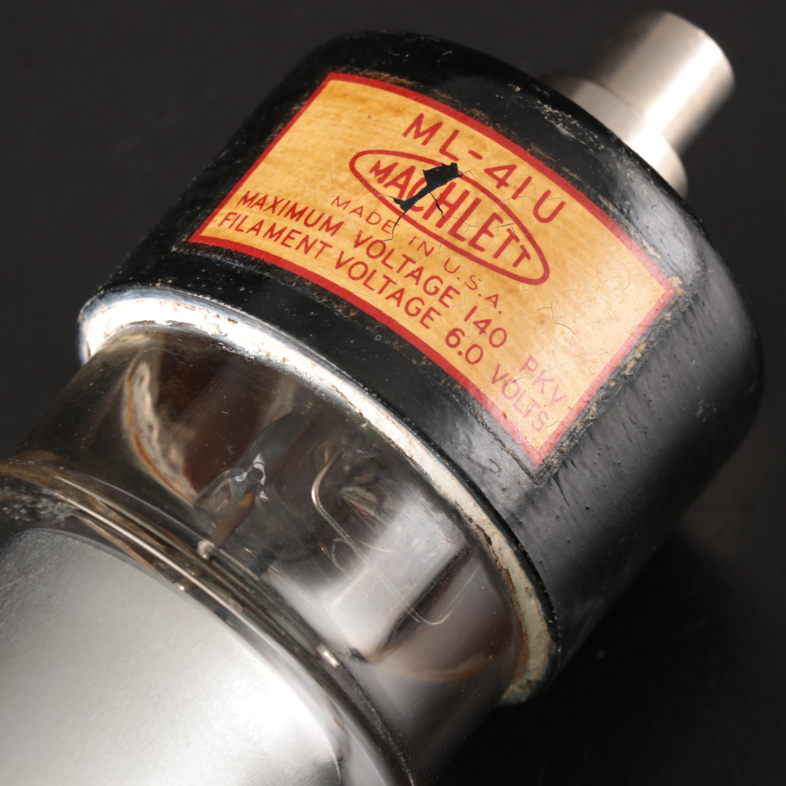 Westinghouse WL-460 and Machlett ML- 41 Vacuum Tubes