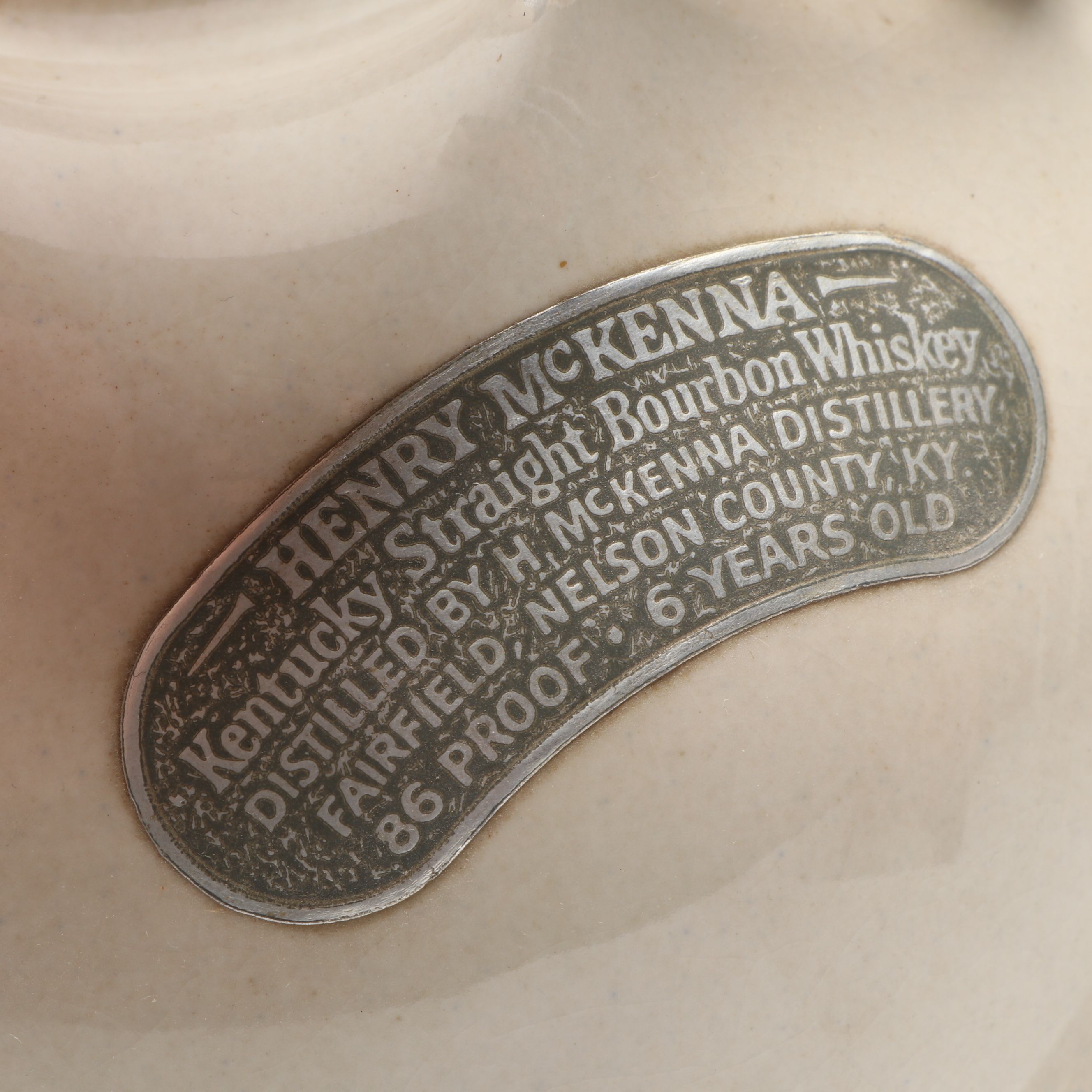 Henry McKenna Nelson County Kentucky Stoneware Whiskey Jugs, 20th Century