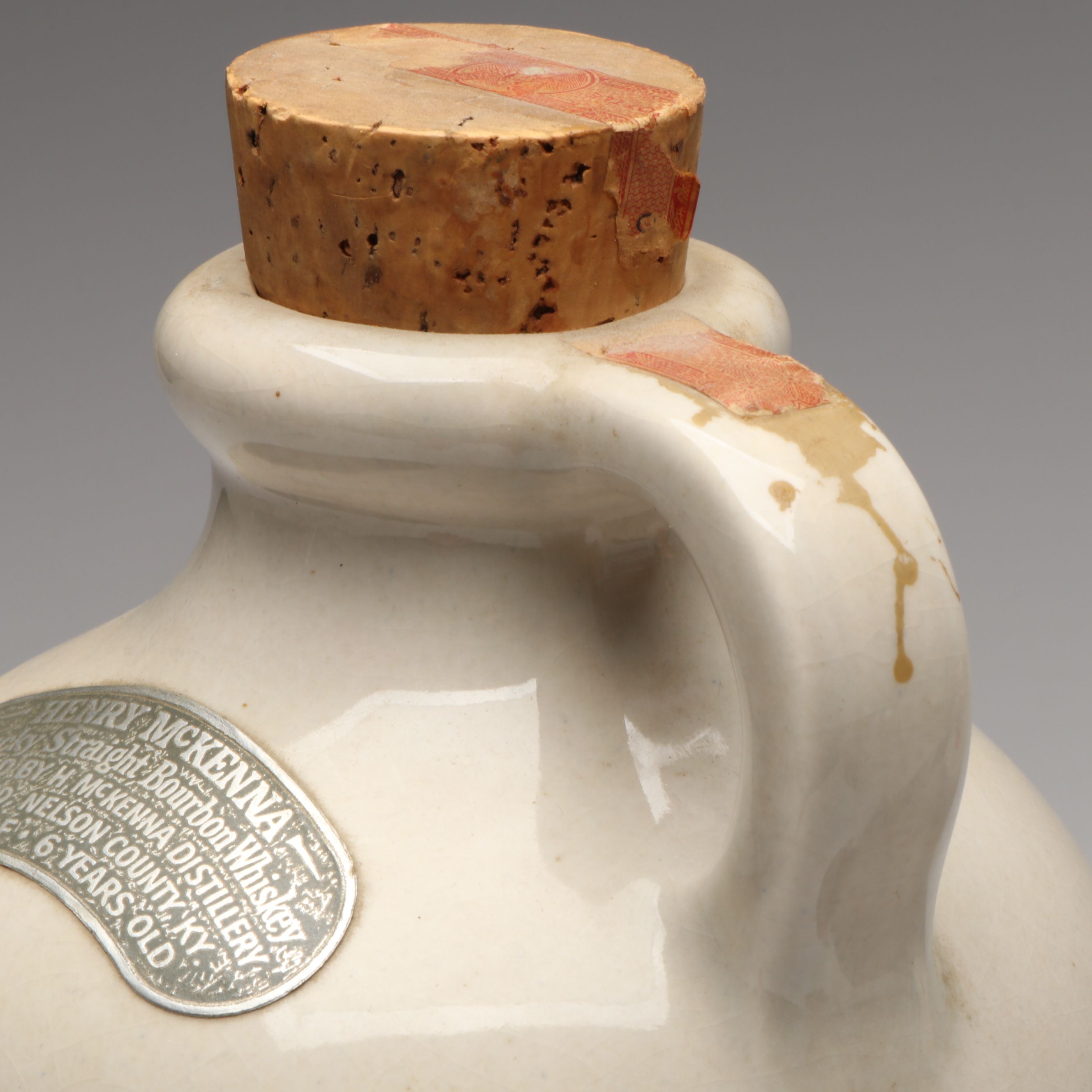 Henry McKenna Nelson County Kentucky Stoneware Whiskey Jugs, 20th Century