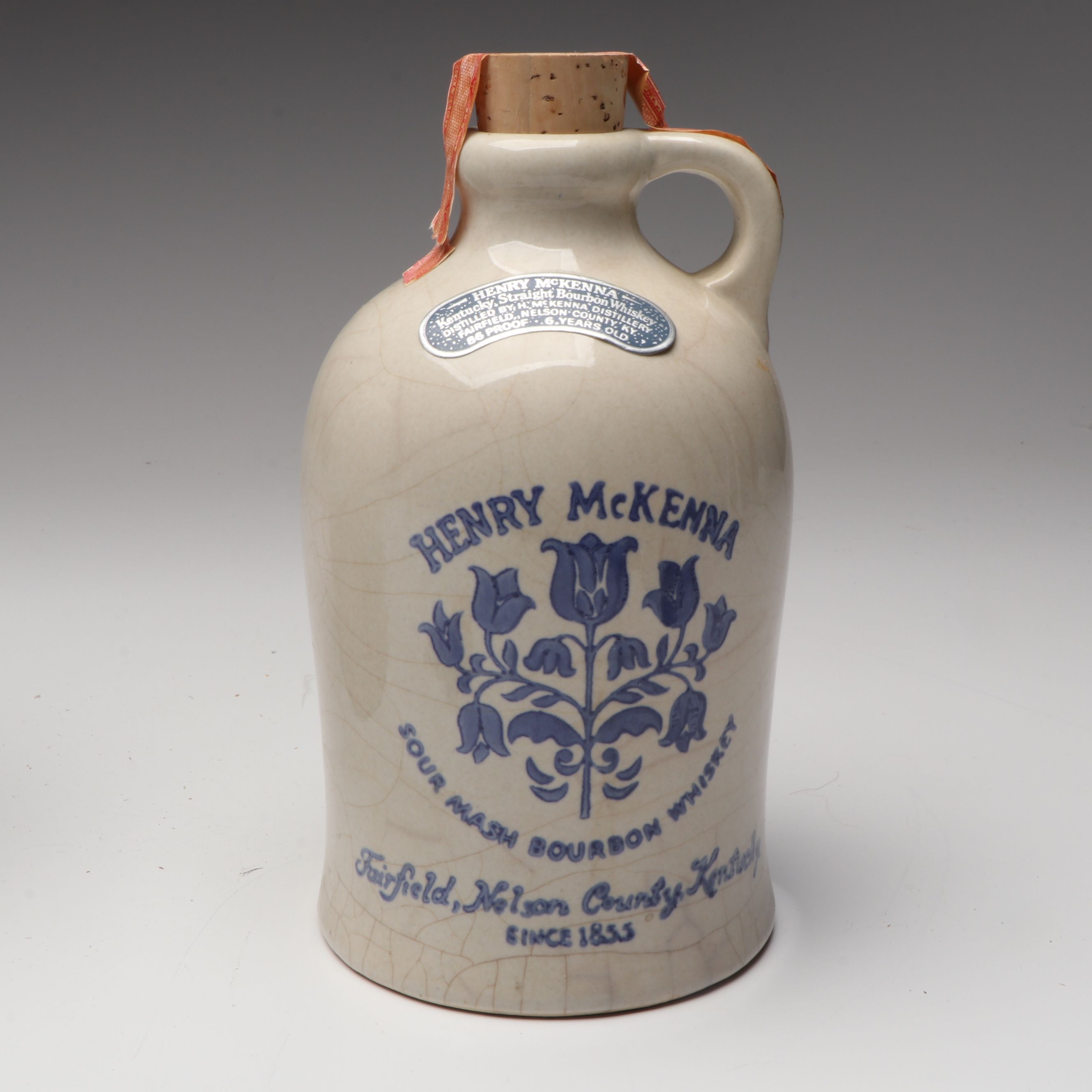 Henry McKenna Nelson County Kentucky Stoneware Whiskey Jugs, 20th Century
