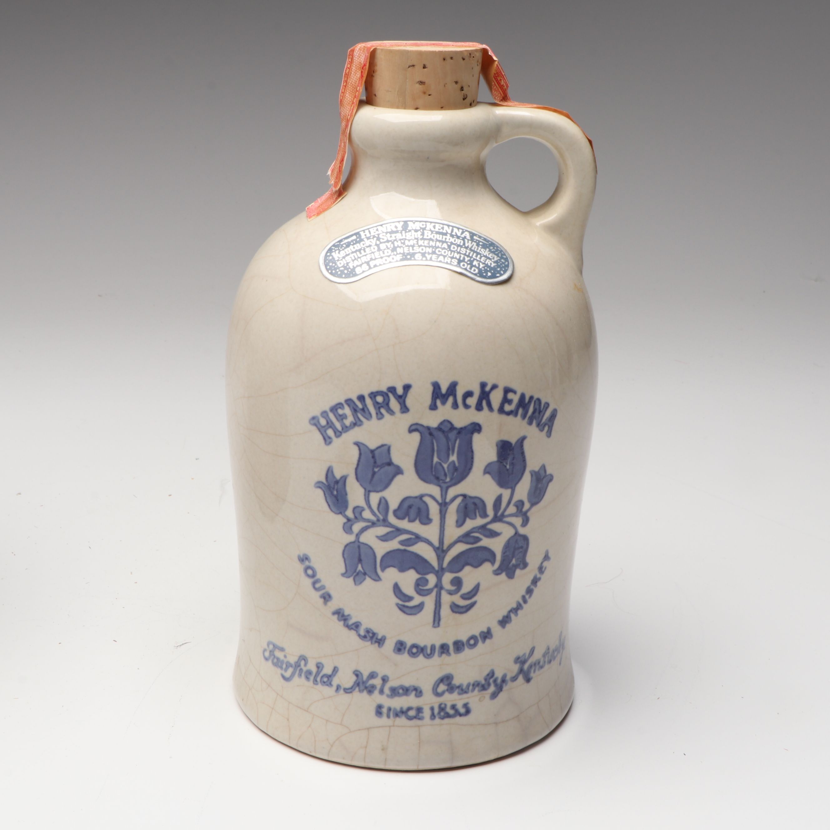 Henry McKenna Nelson County Kentucky Stoneware Whiskey Jugs, 20th Century