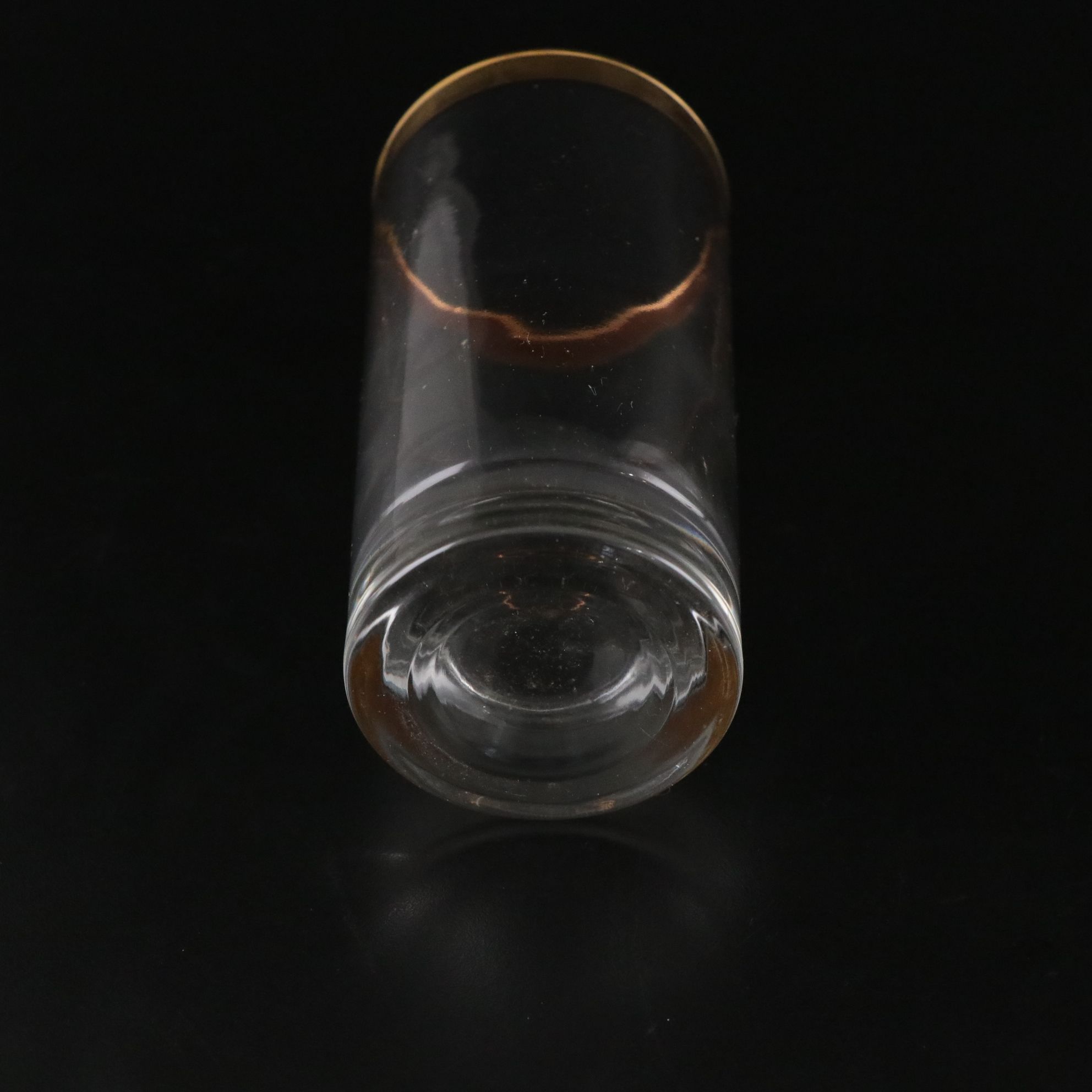 Mid Century Modern Gilt Bar Caddy with Ice Bucket and Tongs