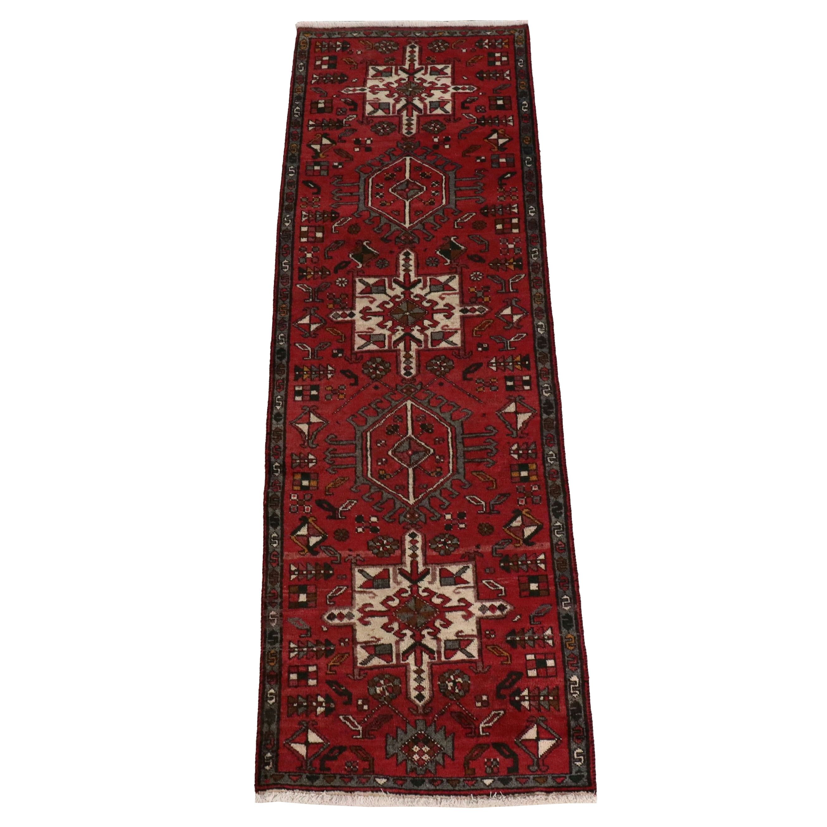2'9 x 8'10 Hand-Knotted Persian Lamberan Long Rug