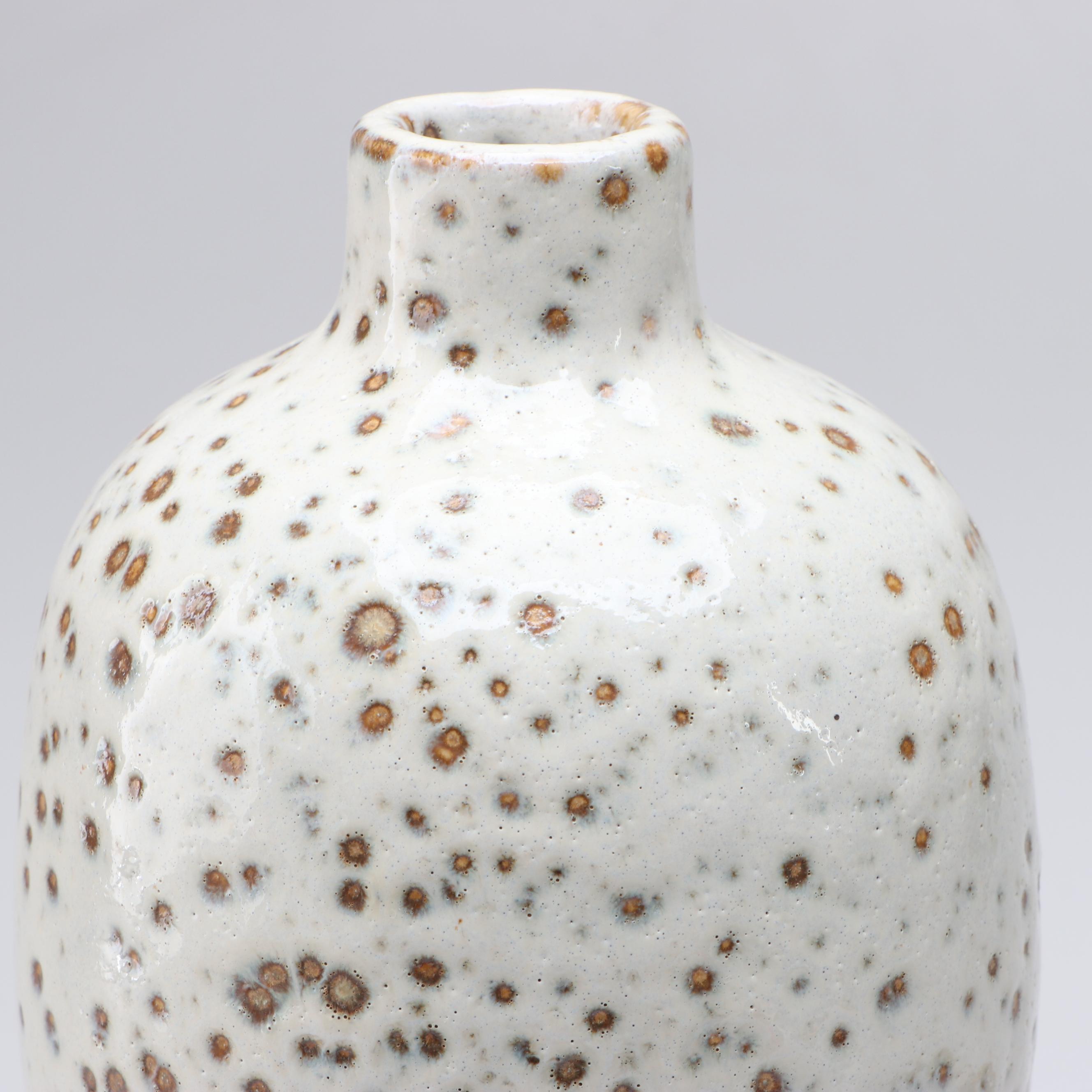 Rustic Japanese Style Vase and Bowl with French Quimper Teacup Set and Owls