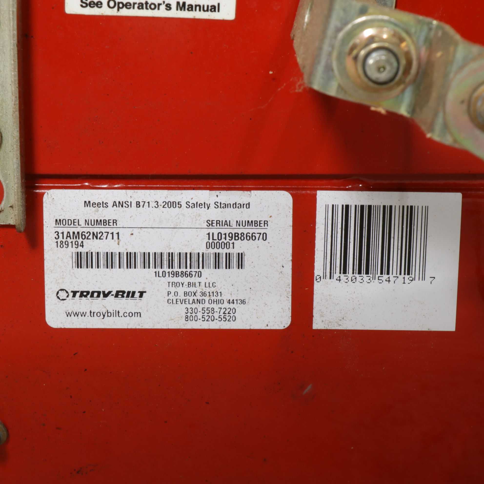 Troy-Bilt "Storm 2410" Snow Blower