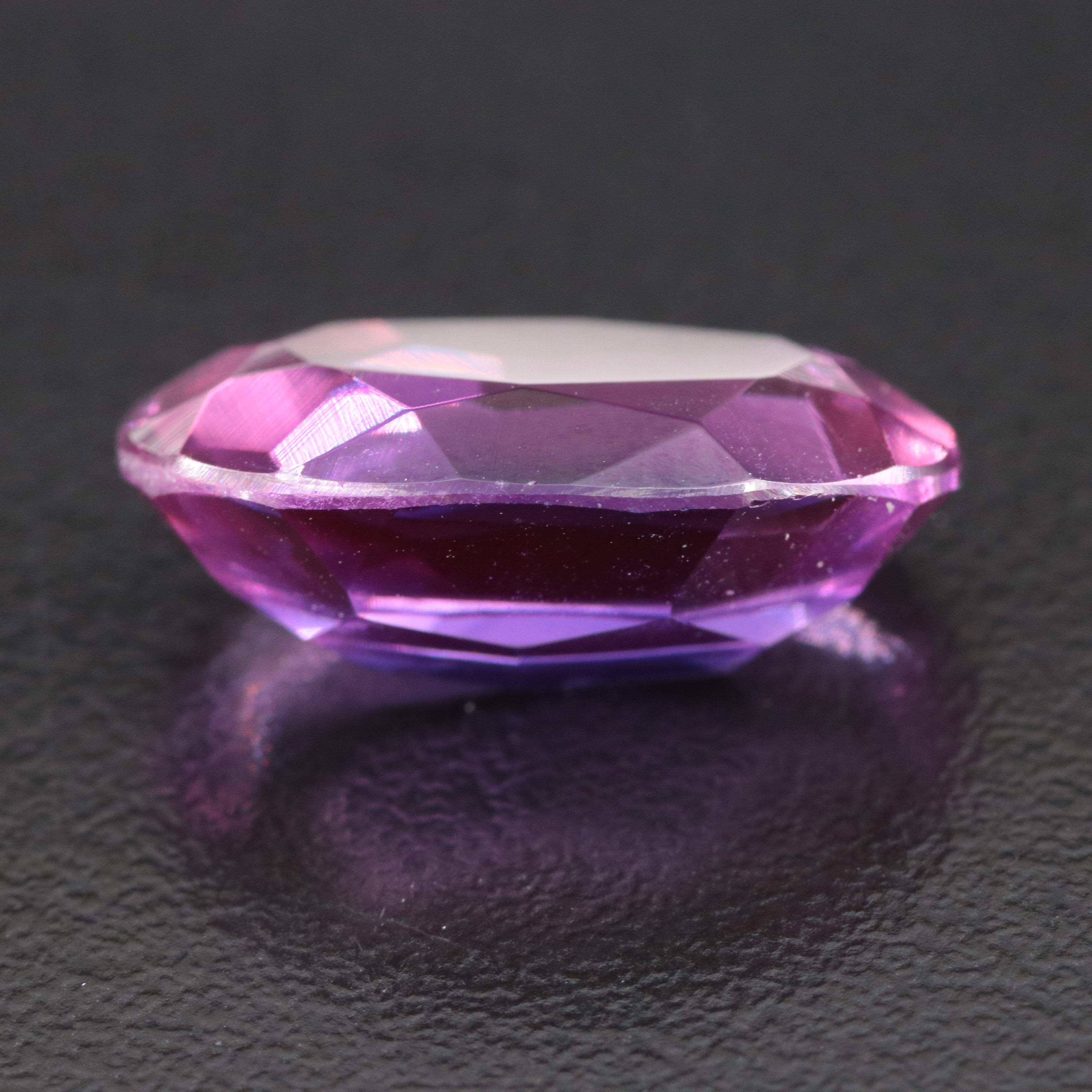 Loose 15.16 CTW Lab Grown Sapphire