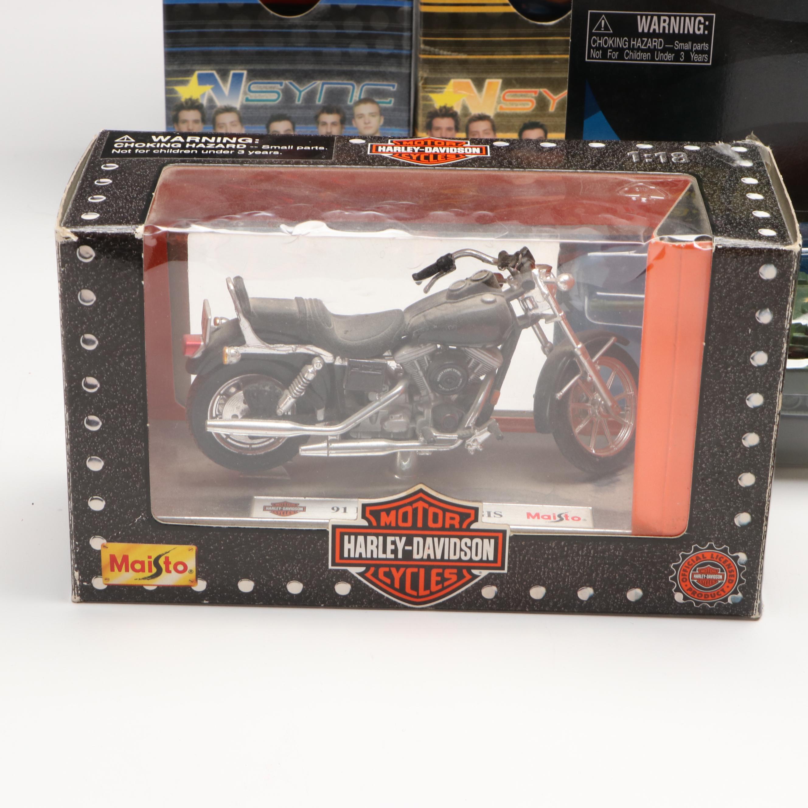 Disney Pocahontas with N-Sync and Other Figurines and Diecast Vehicles