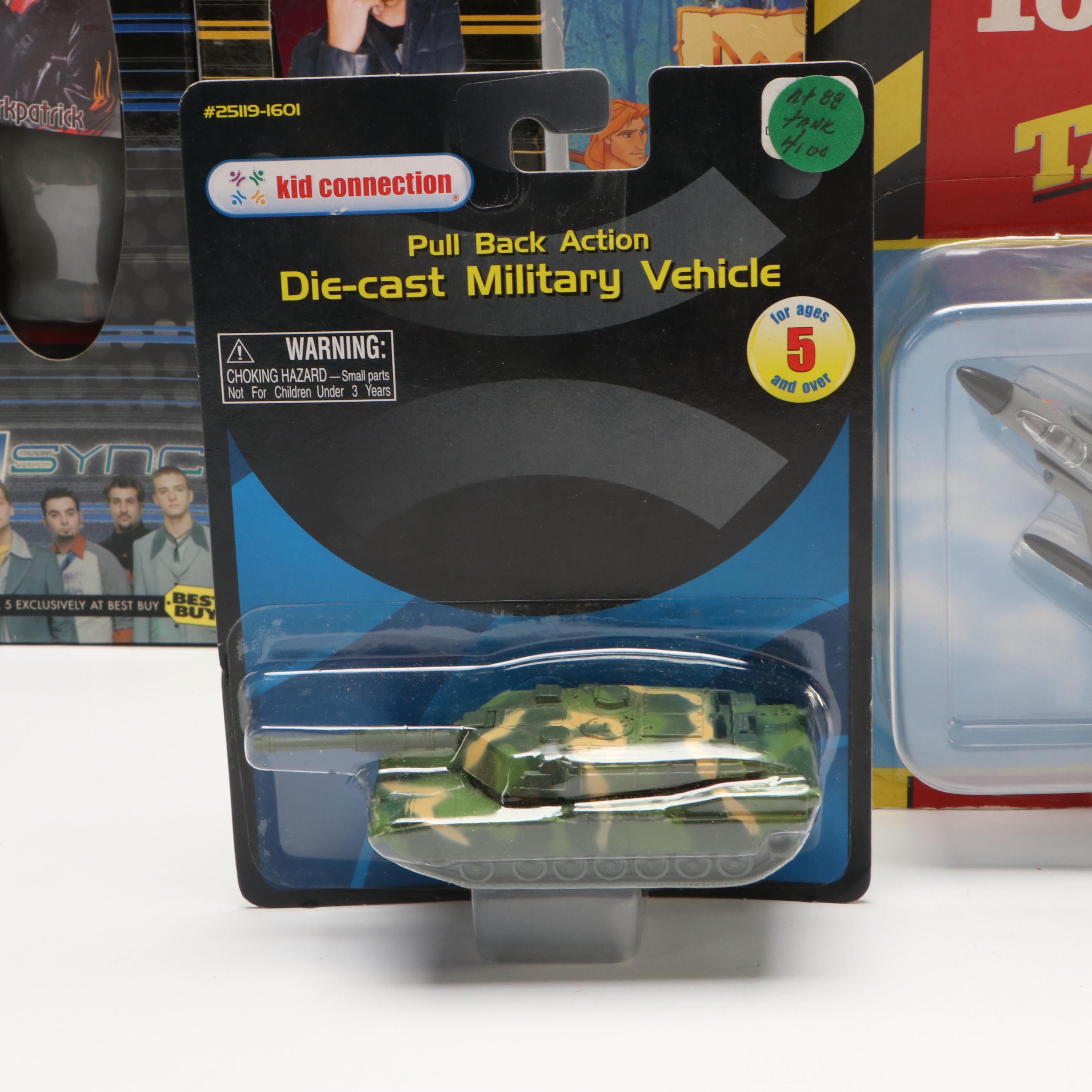 Disney Pocahontas with N-Sync and Other Figurines and Diecast Vehicles