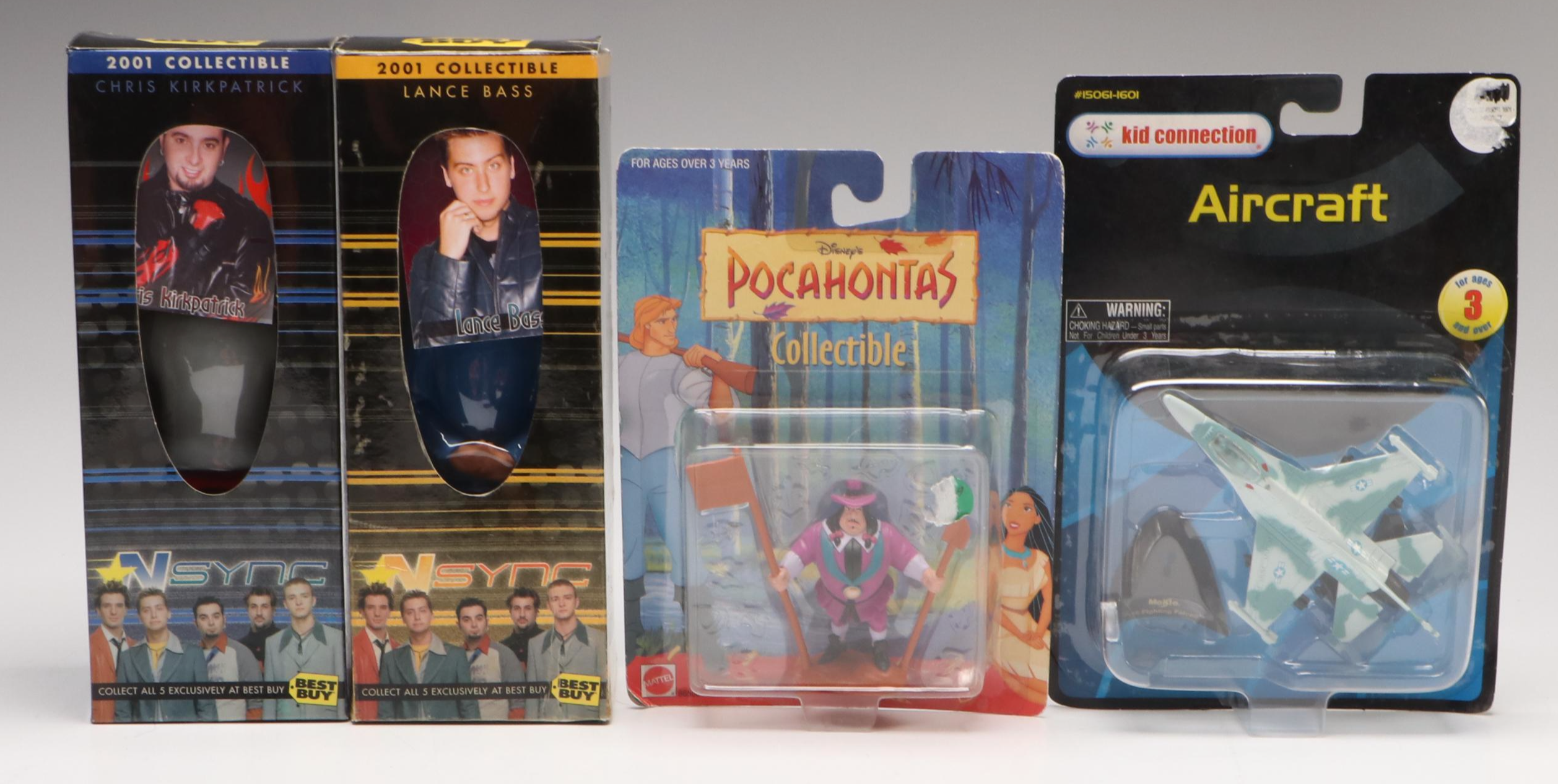 Disney Pocahontas with N-Sync and Other Figurines and Diecast Vehicles
