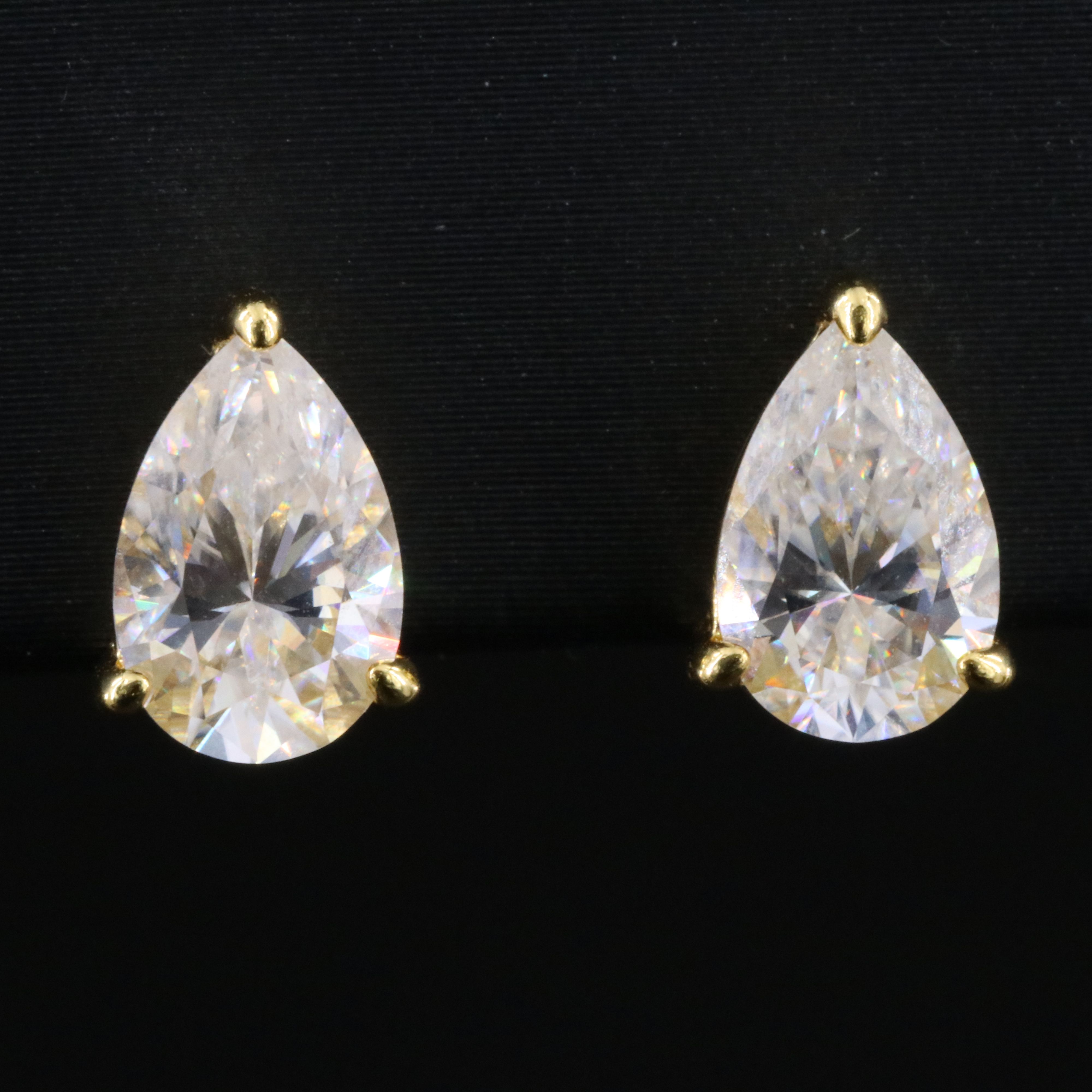 Sterling Moissanite Stud Earrings