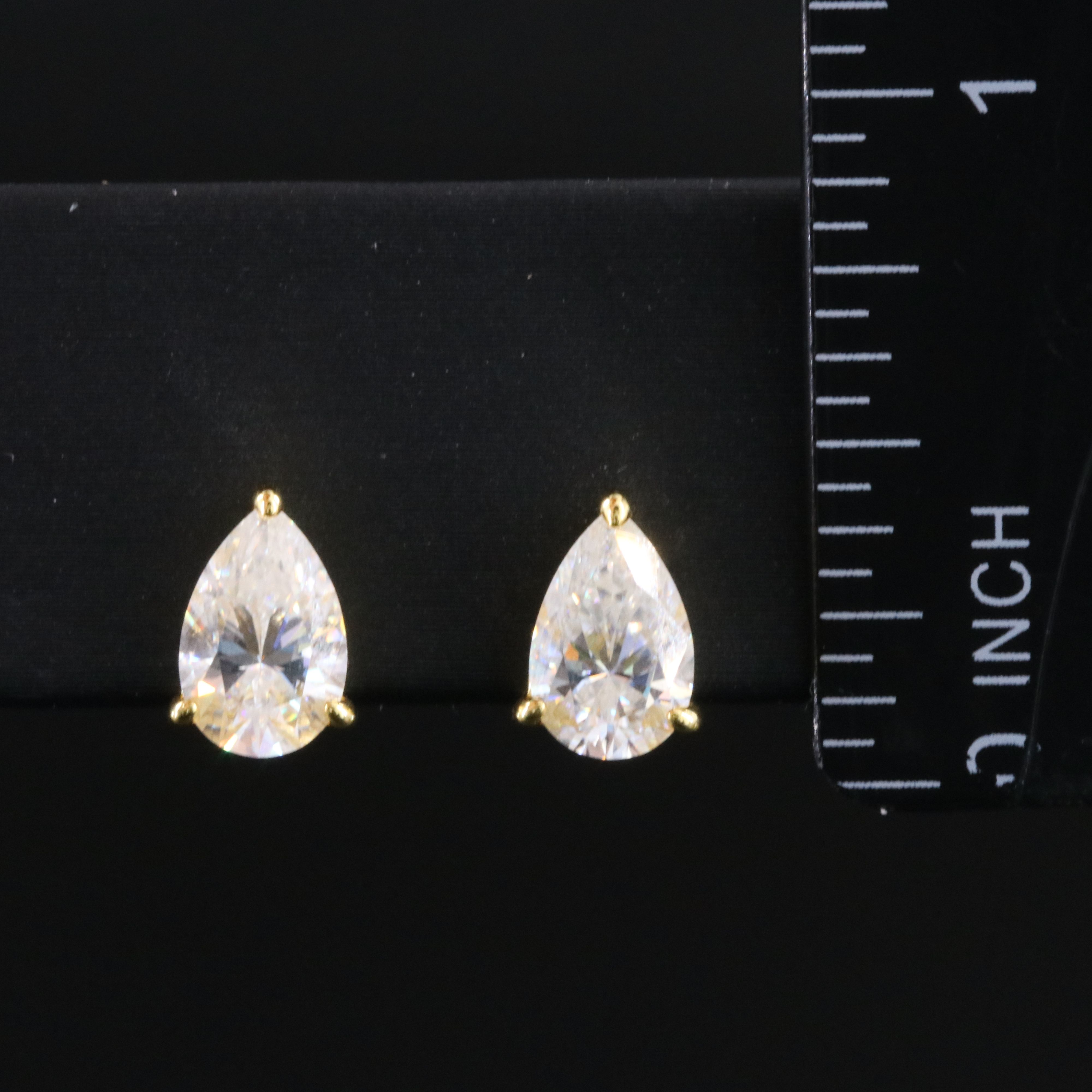 Sterling Moissanite Stud Earrings