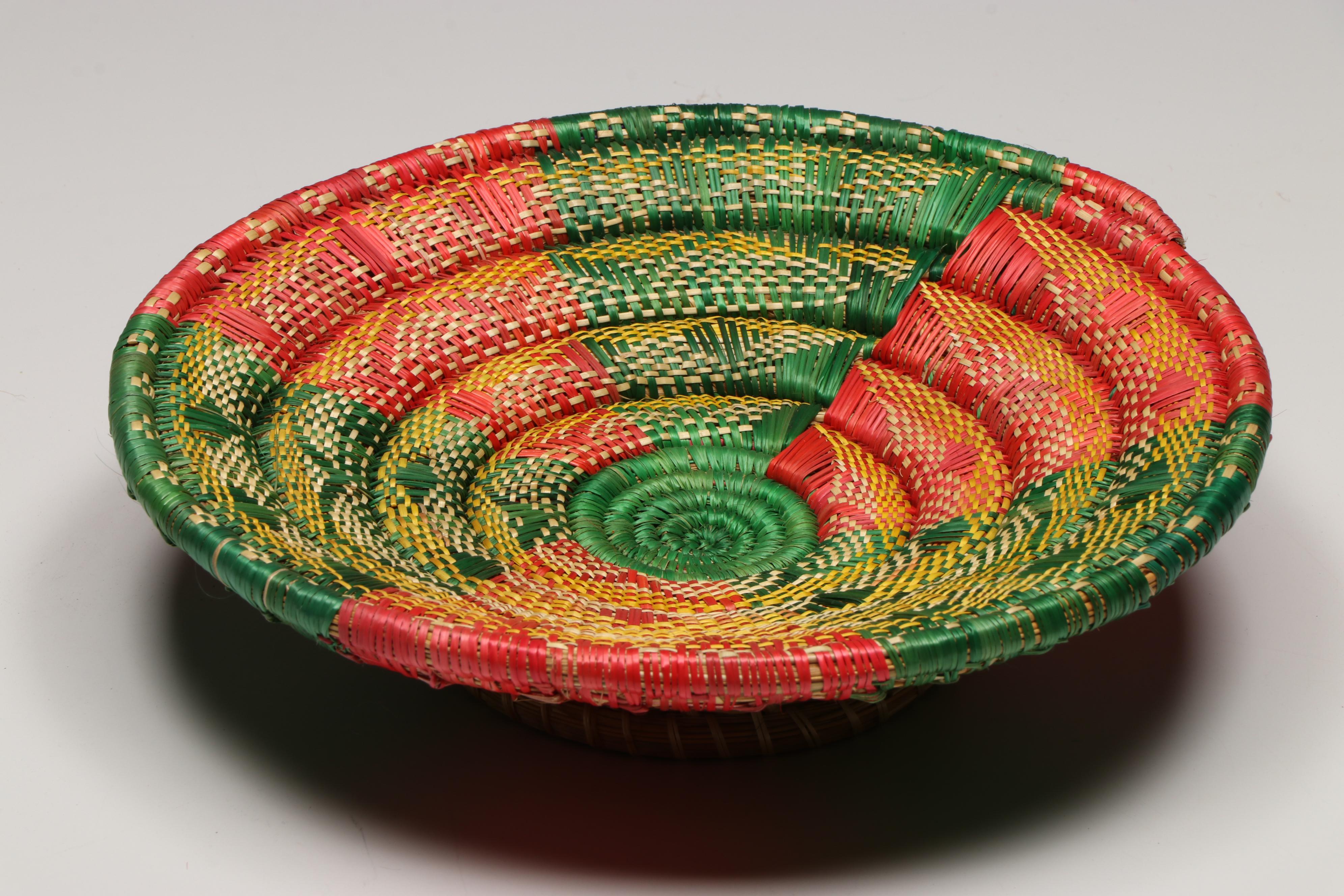 Ethiopian Oromo Peoples Handwoven Food Serving Trays