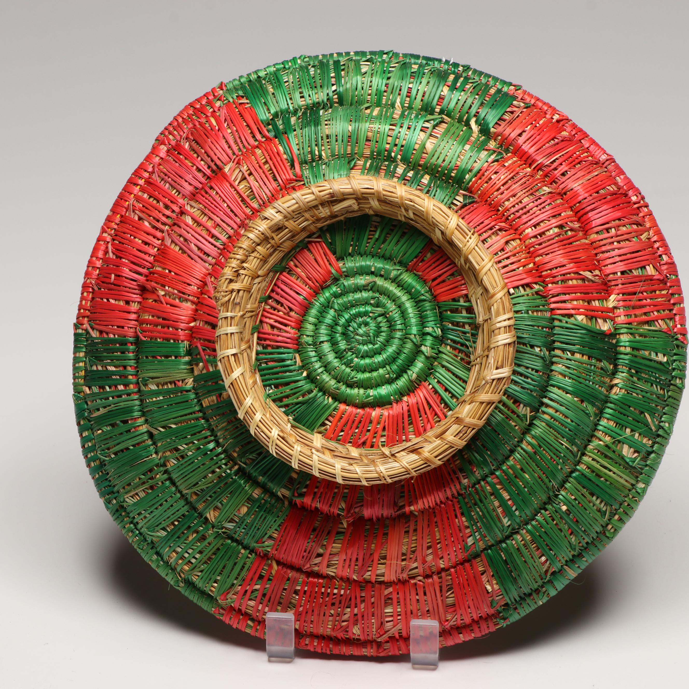 Ethiopian Oromo Peoples Handwoven Food Serving Trays