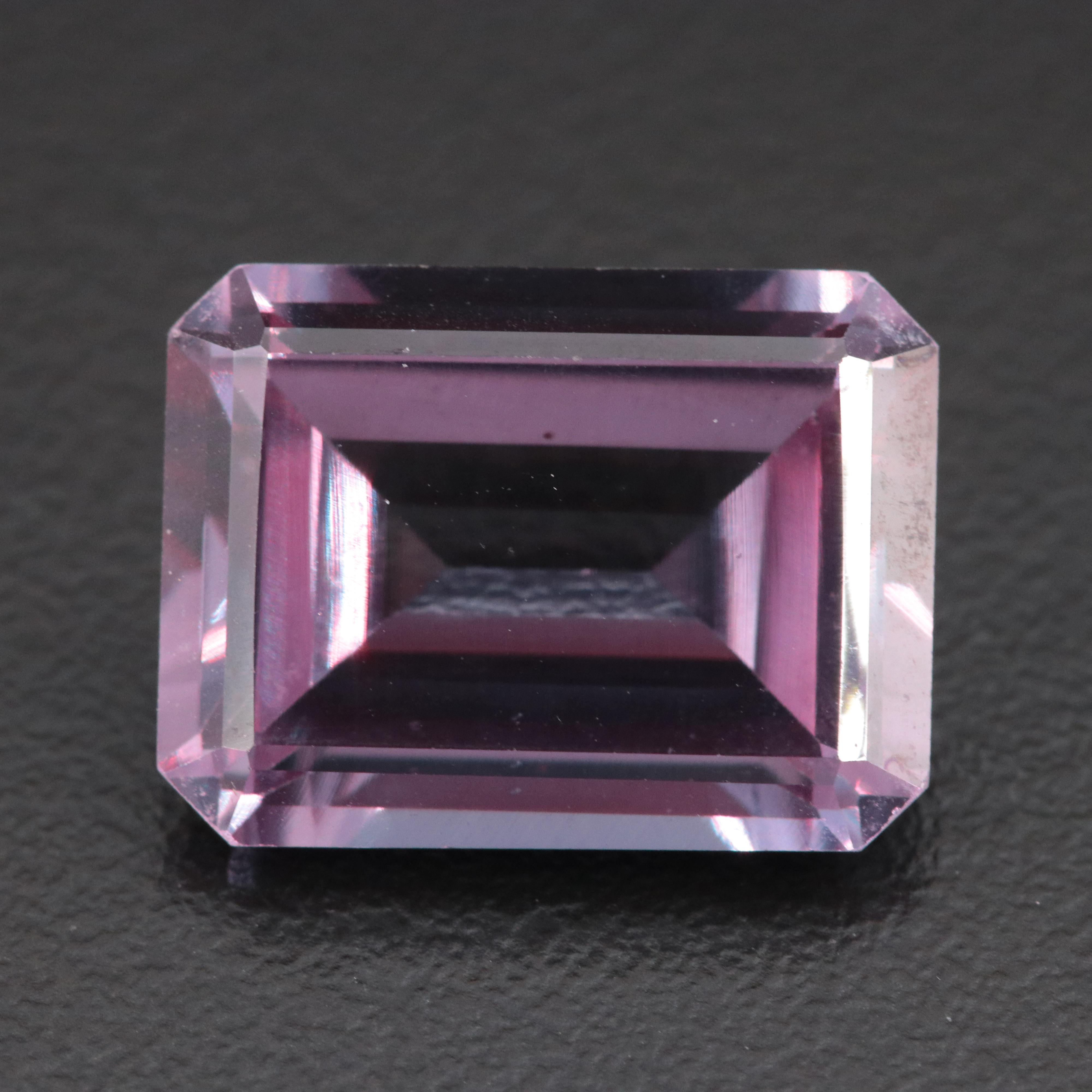 Loose 14.18 CT Lab Grown Color Change Sapphire