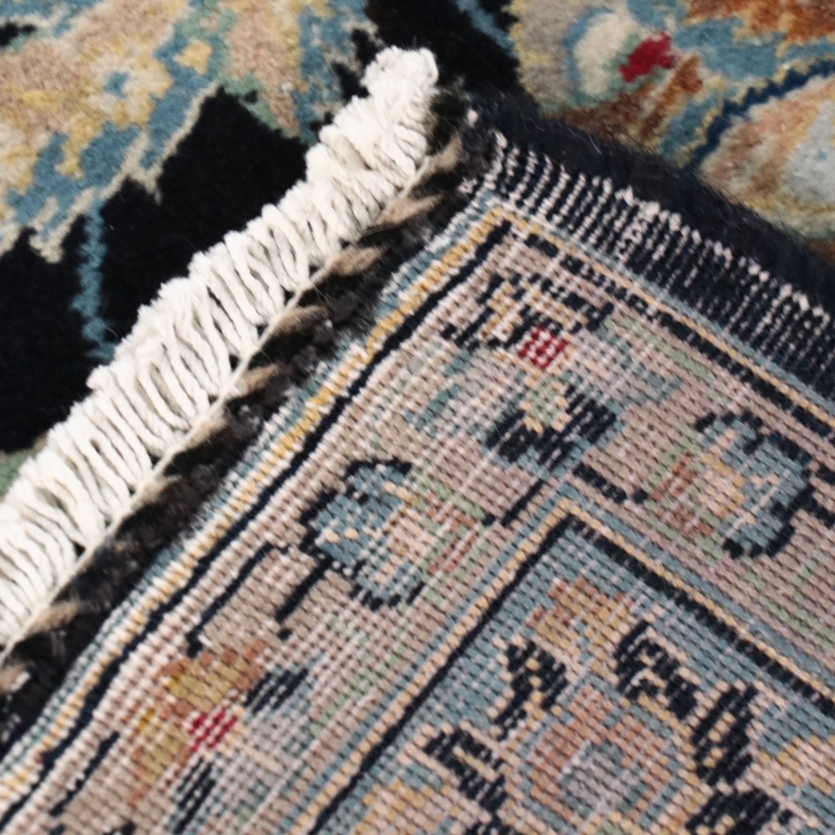 9' x 12'8 Hand-Knotted Persian Isfahan Style Area Rug