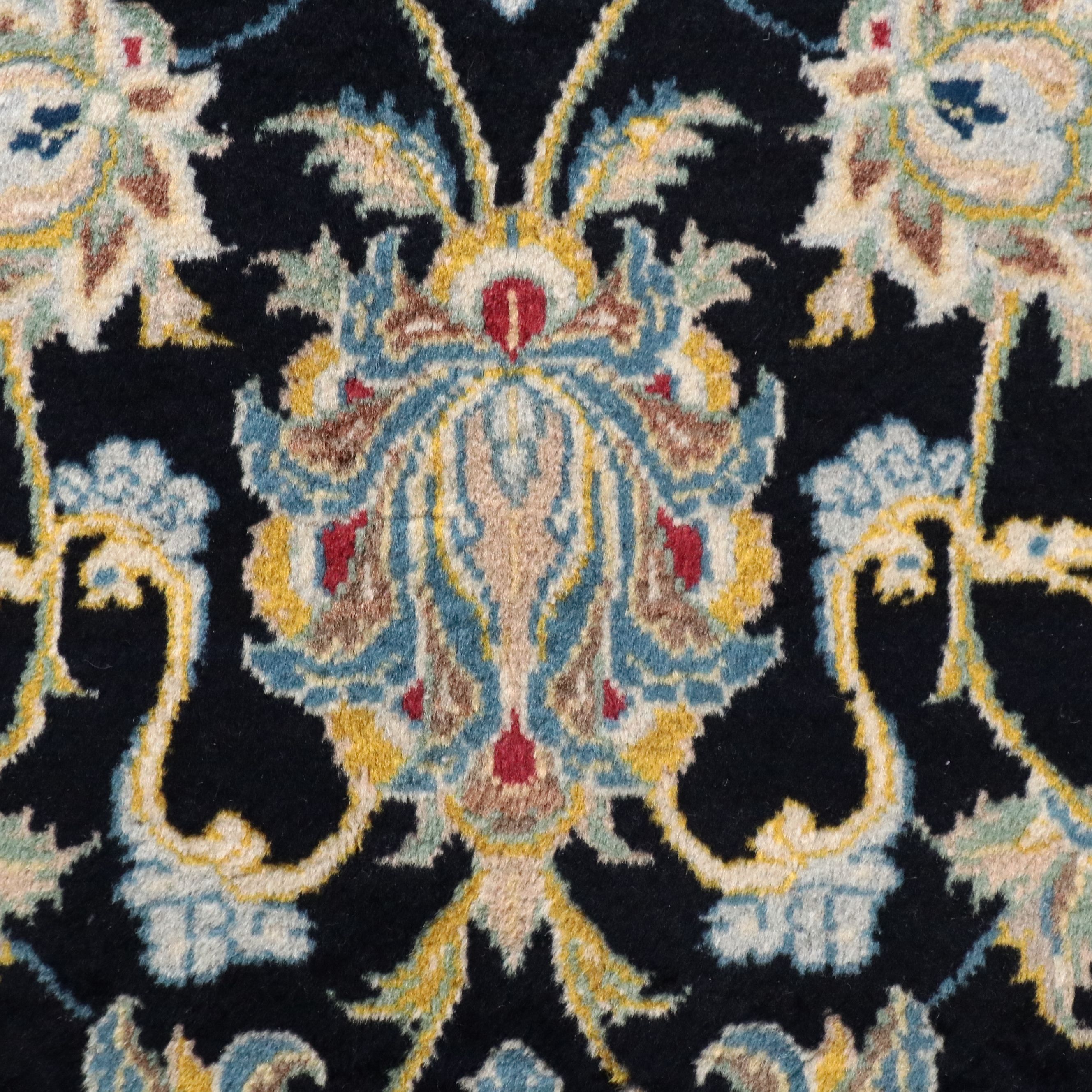 9' x 12'8 Hand-Knotted Persian Isfahan Style Area Rug