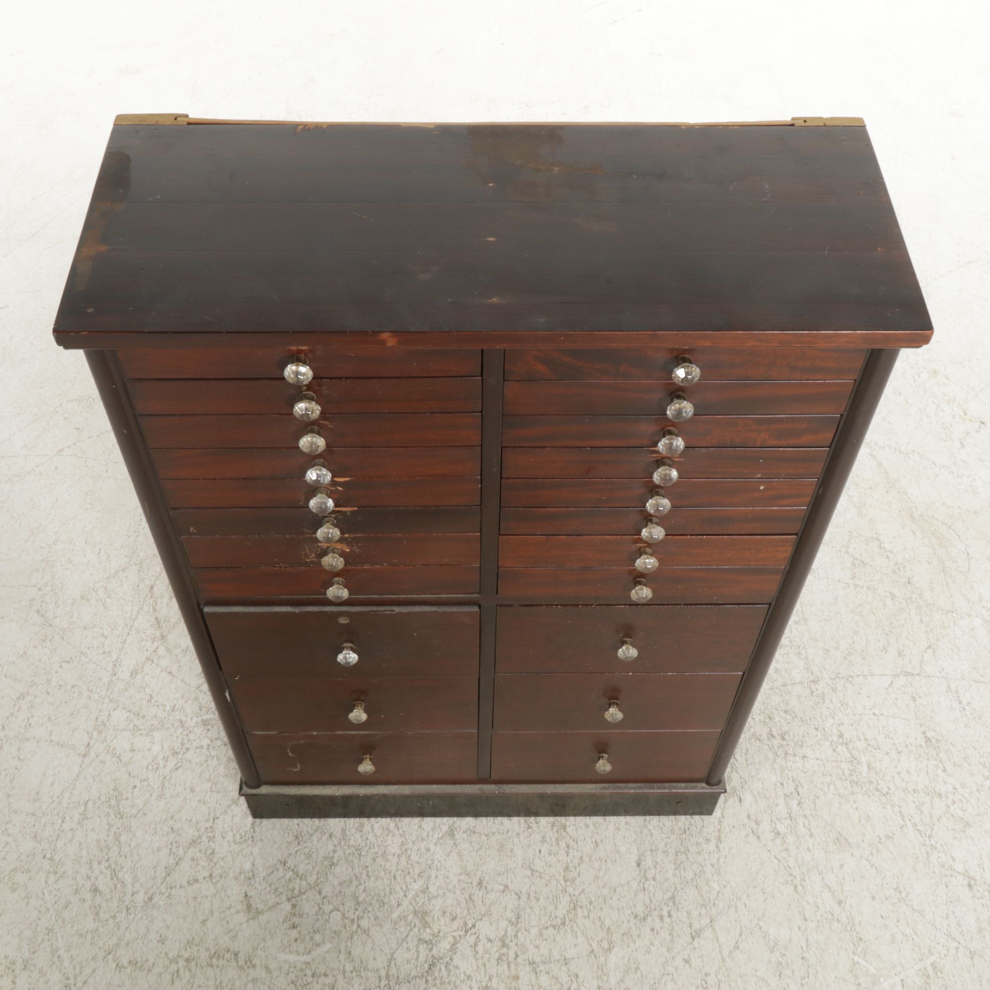 Mahogany Dentist Cabinet, Early to Mid-20th Century