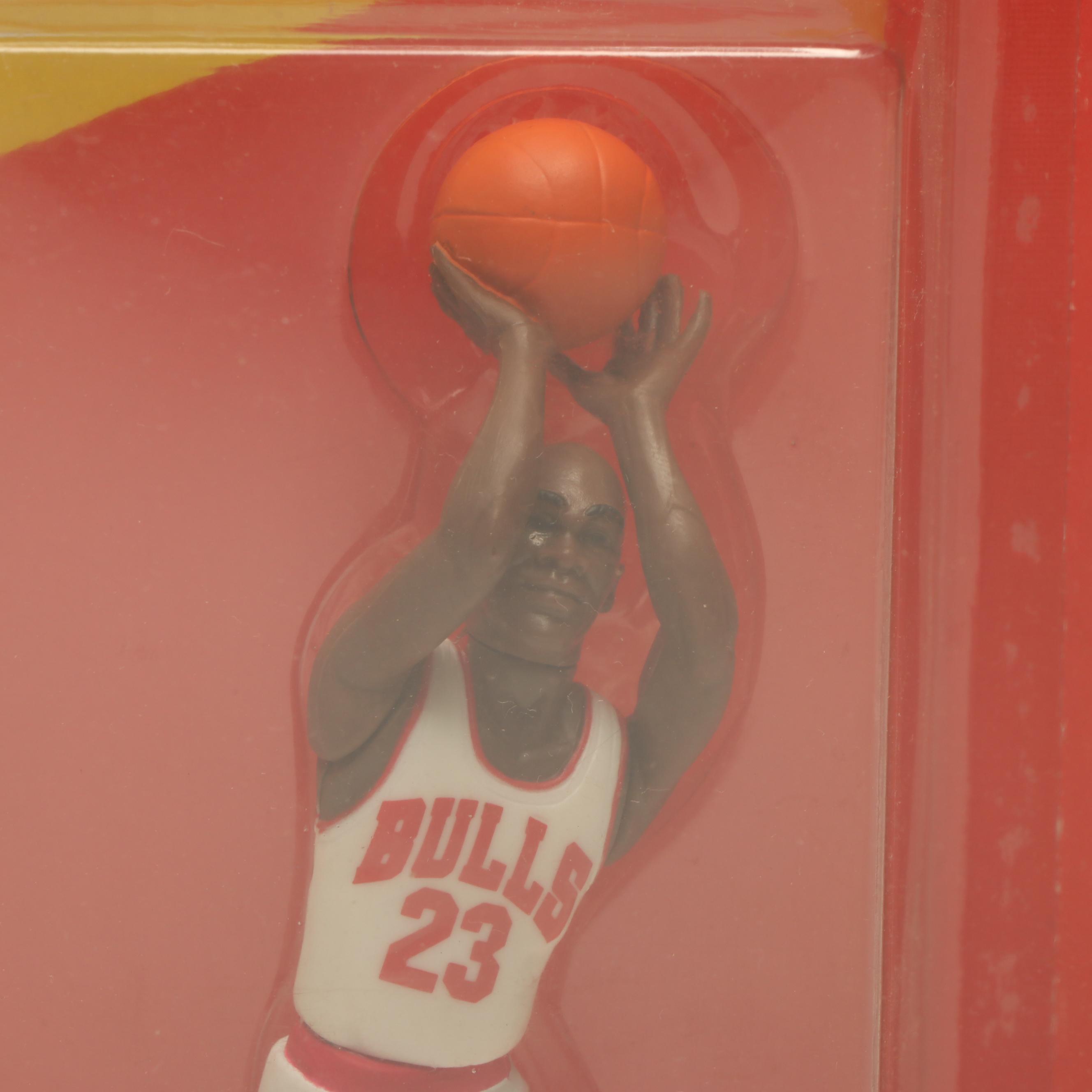 Kenner and Mattel Michael Jordan Figures and Trading Card