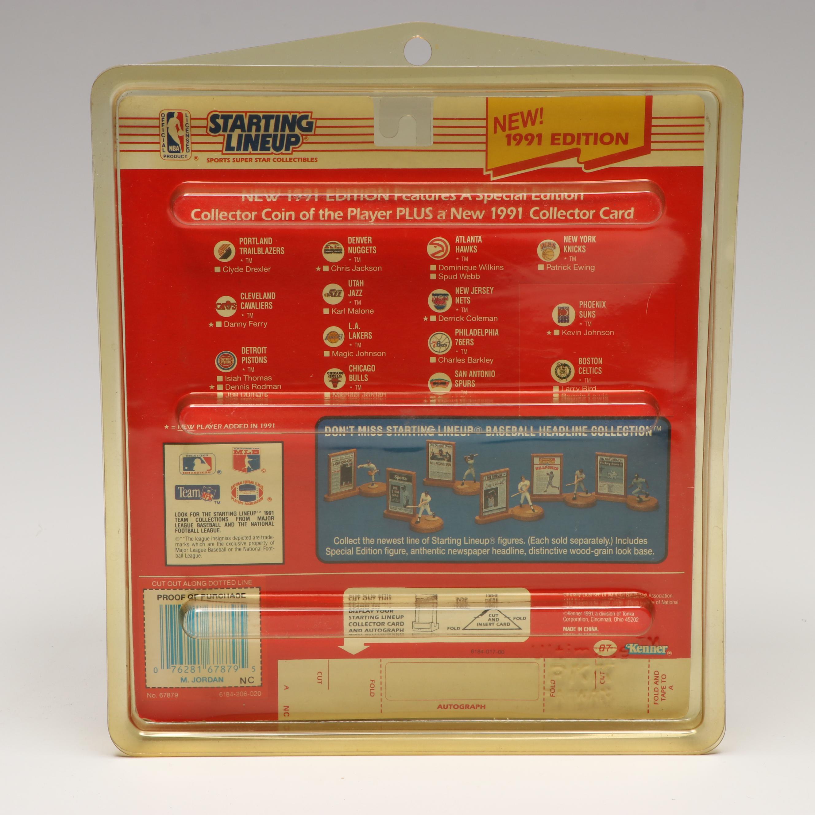 Kenner and Mattel Michael Jordan Figures and Trading Card