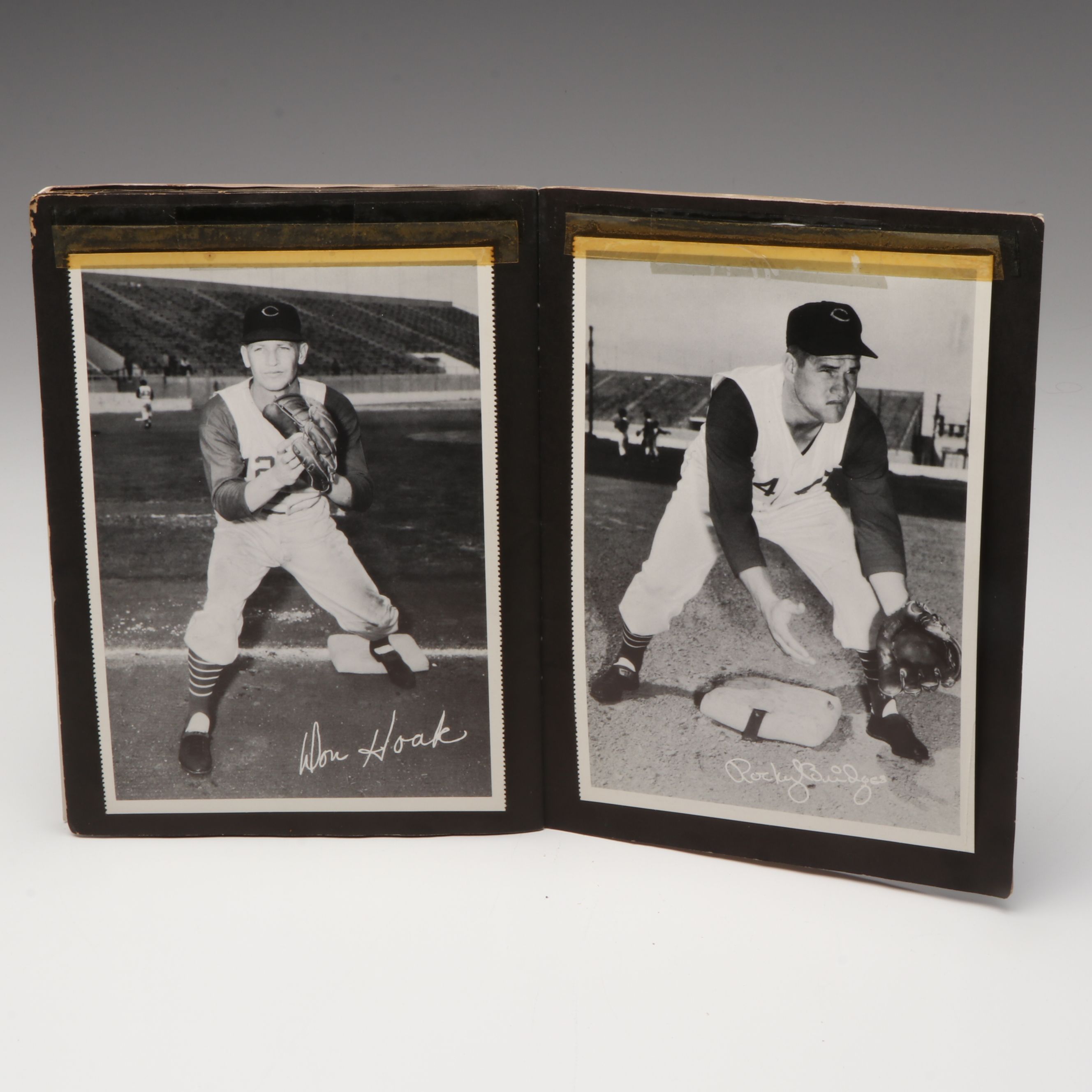 Cincinnati Redlegs Album Containing Player Photographs and Biographies, 1957