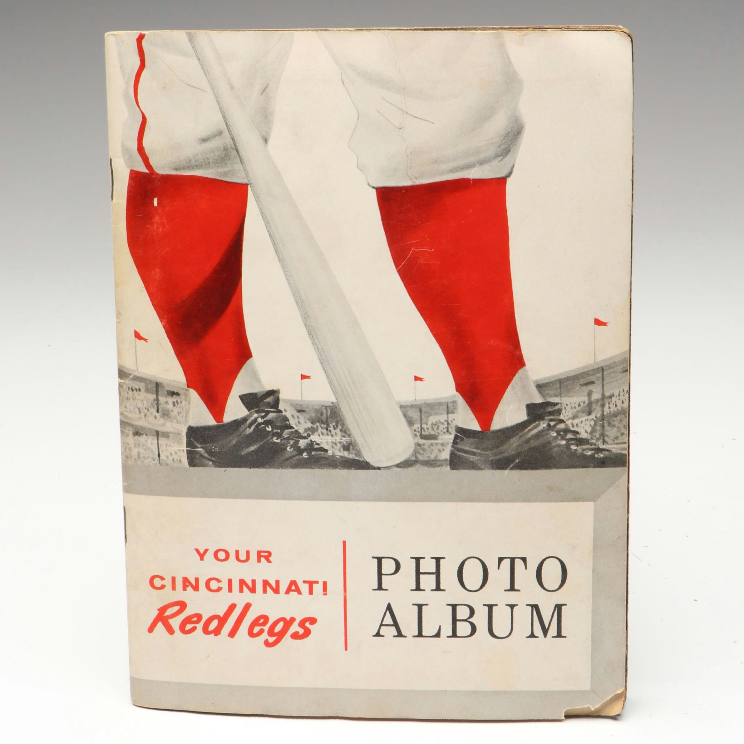 Cincinnati Redlegs Album Containing Player Photographs and Biographies, 1957