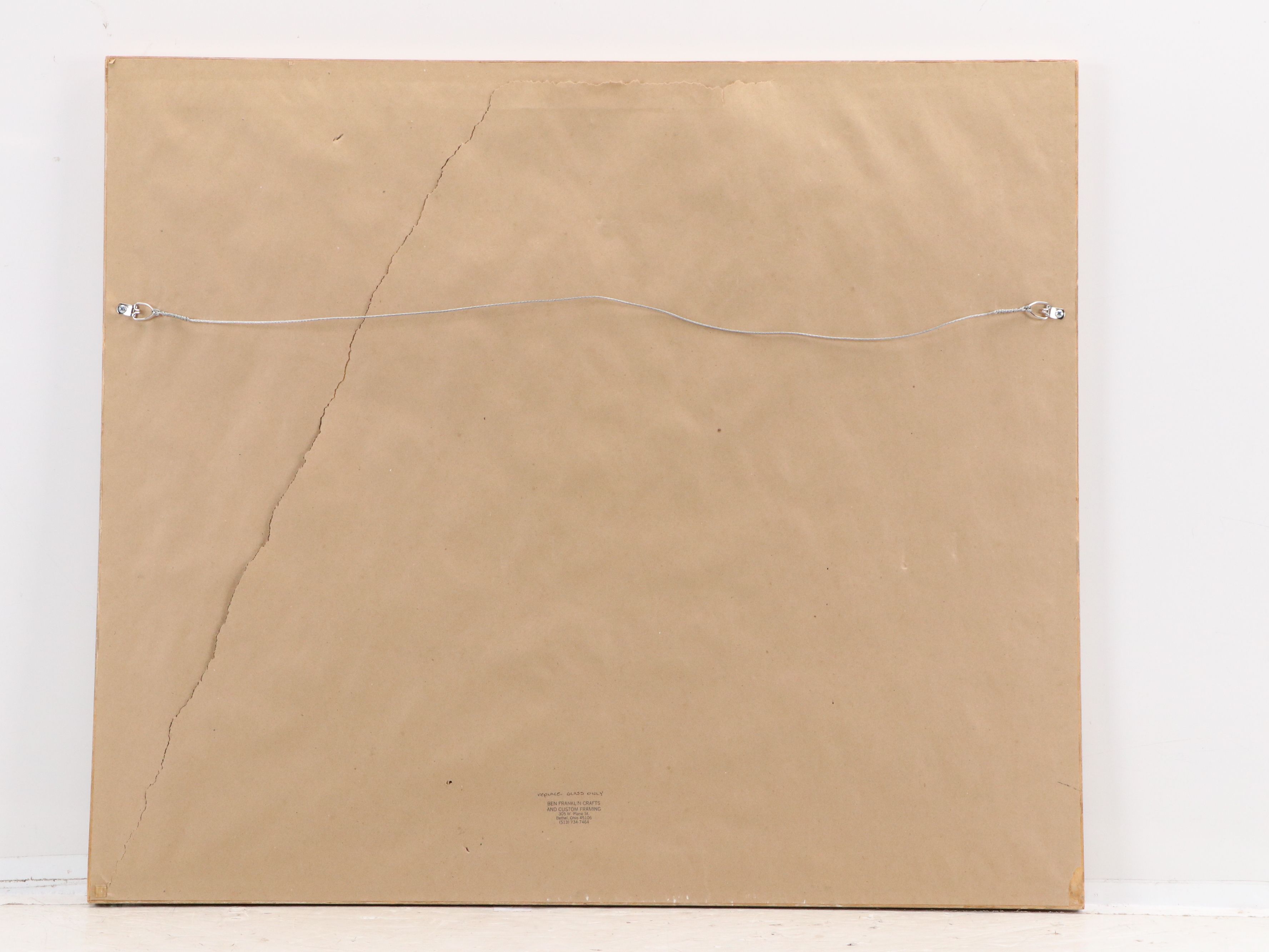 Watercolor Painting of Rugged Beach Landscape, Mid-20th Century