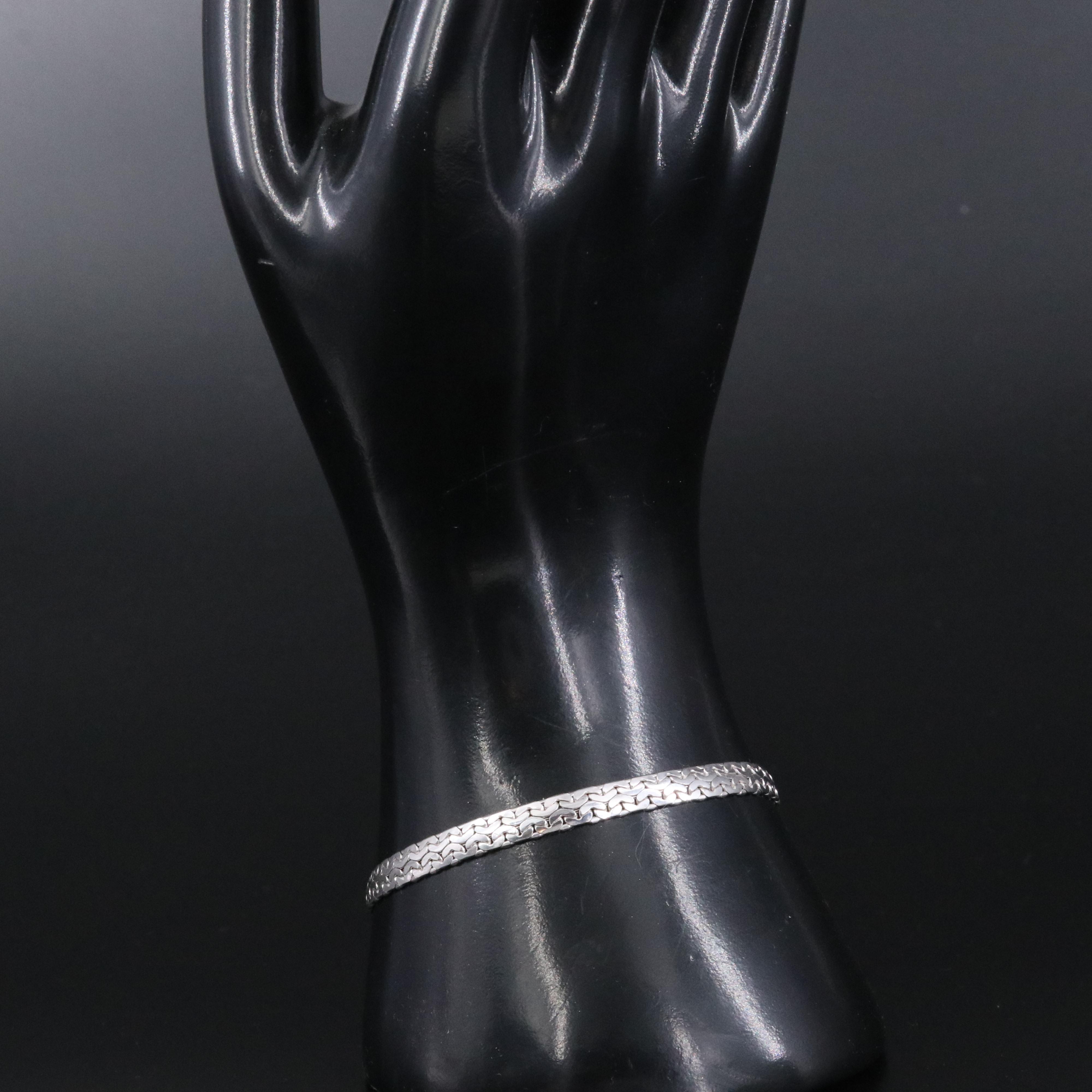 14K Fancy Link Bracelet