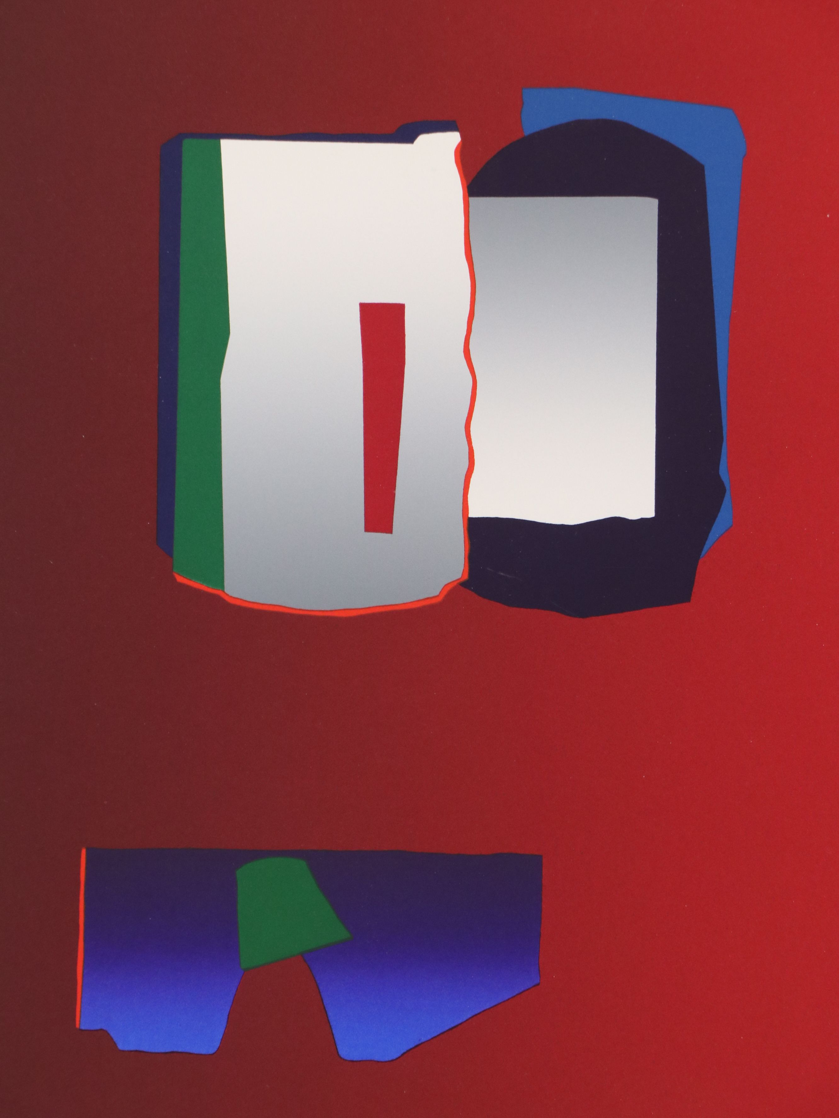 Deborah Williams Remington Silkscreen "Praia," 1983