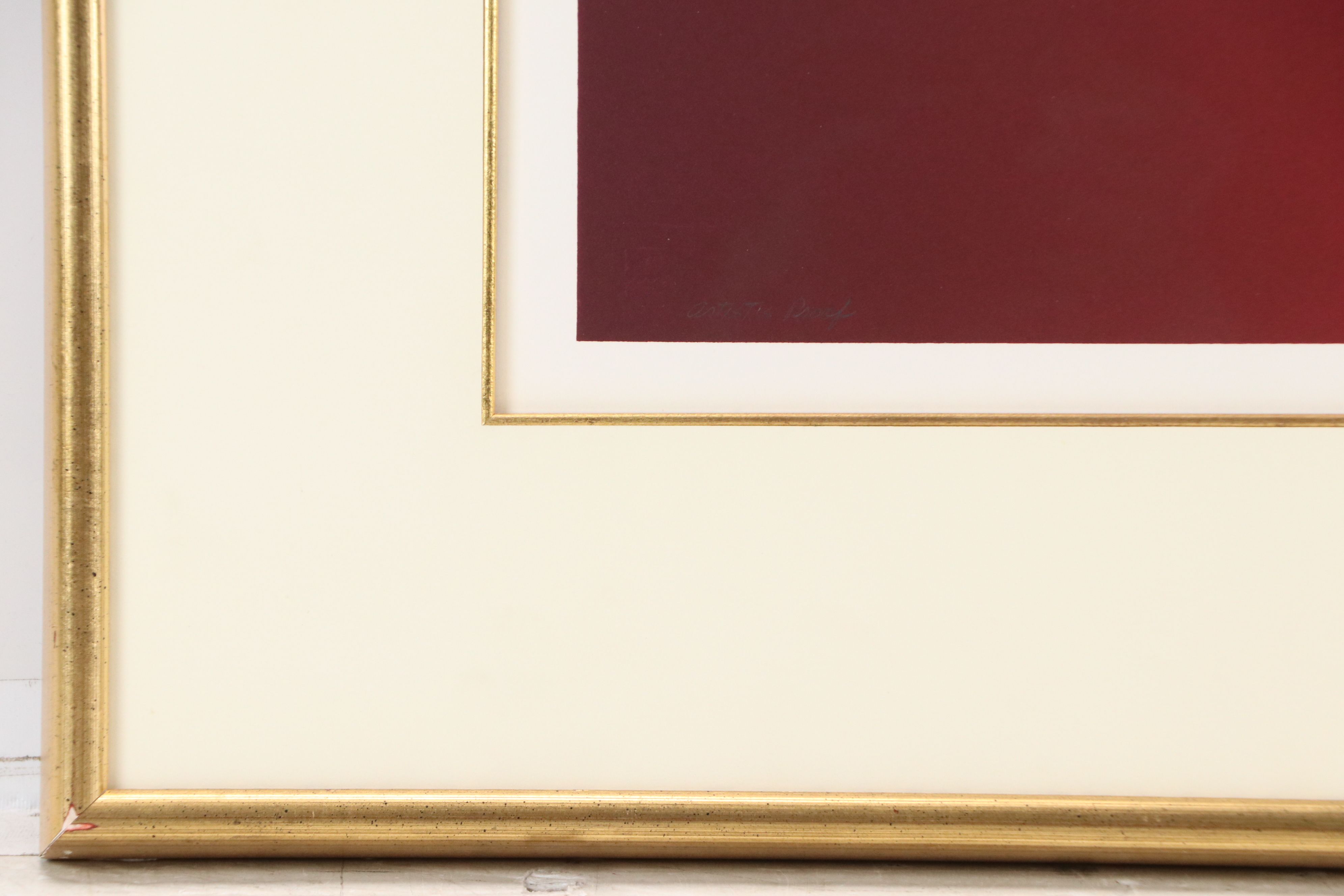 Deborah Williams Remington Silkscreen "Praia," 1983