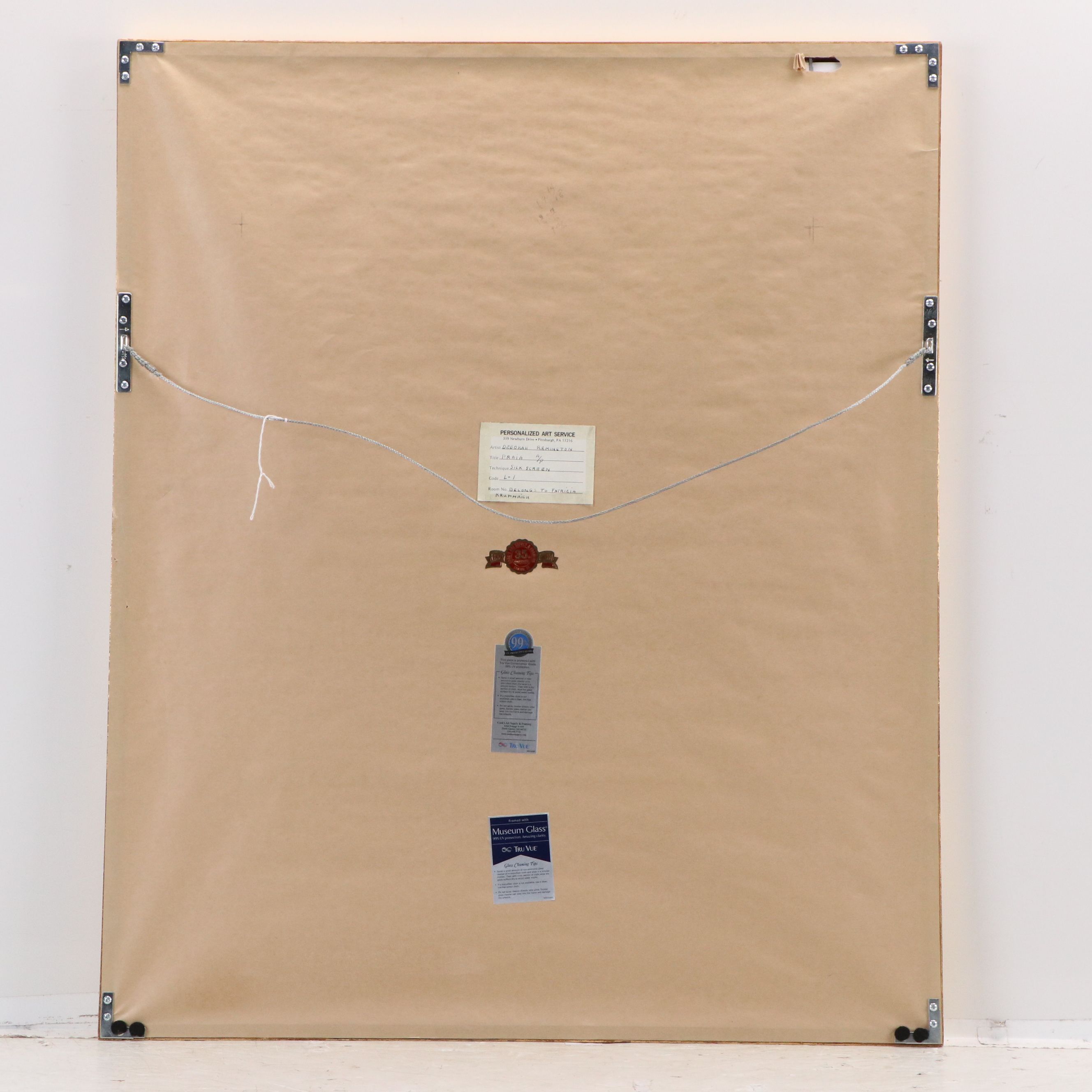 Deborah Williams Remington Silkscreen "Praia," 1983