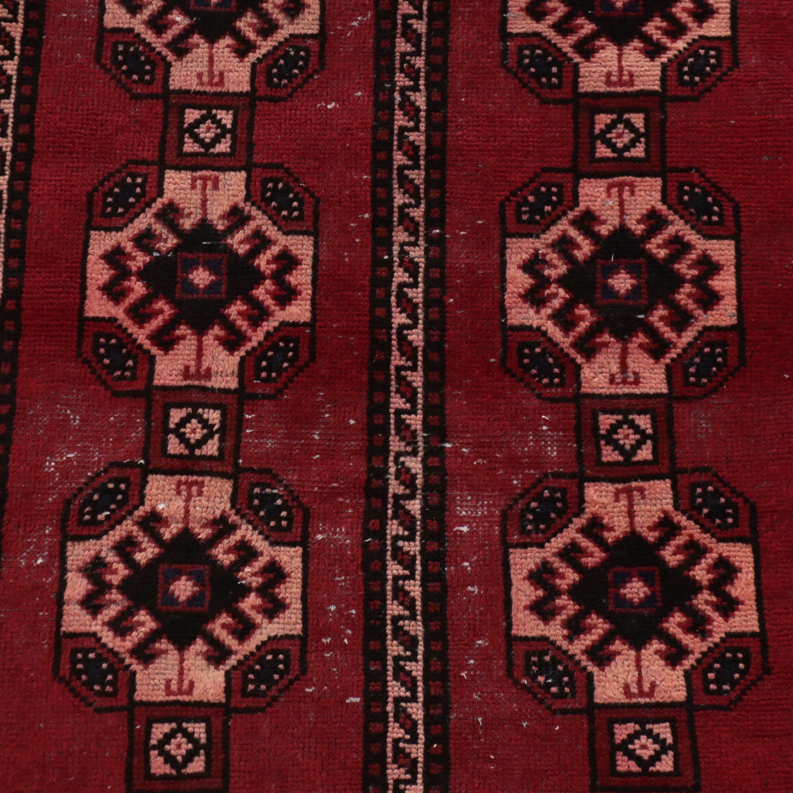 3'4 x 9'6 Hand-Knotted Persian Baluch Long Rug