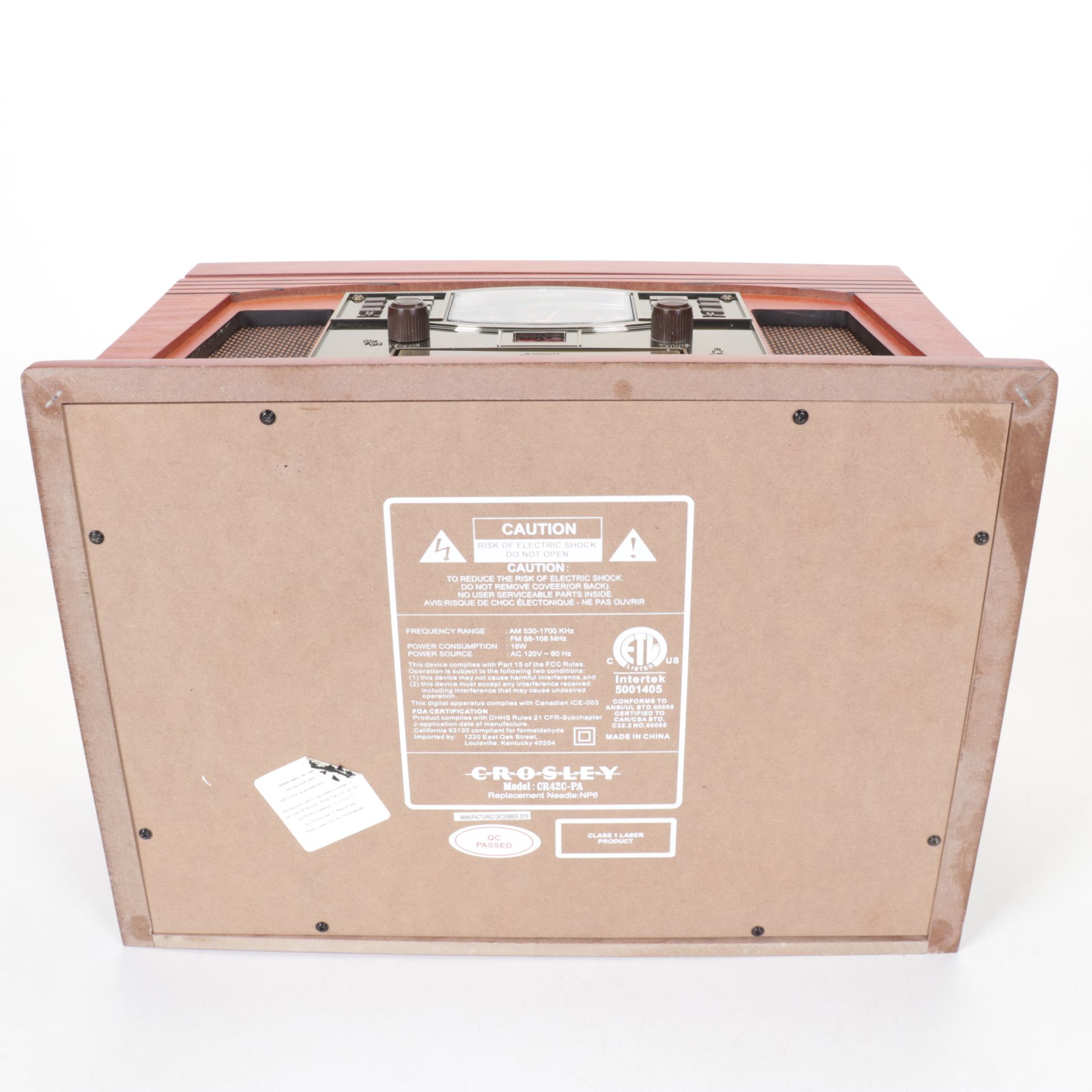 Crosley Combination Turntable Radio With CD & Tape Deck