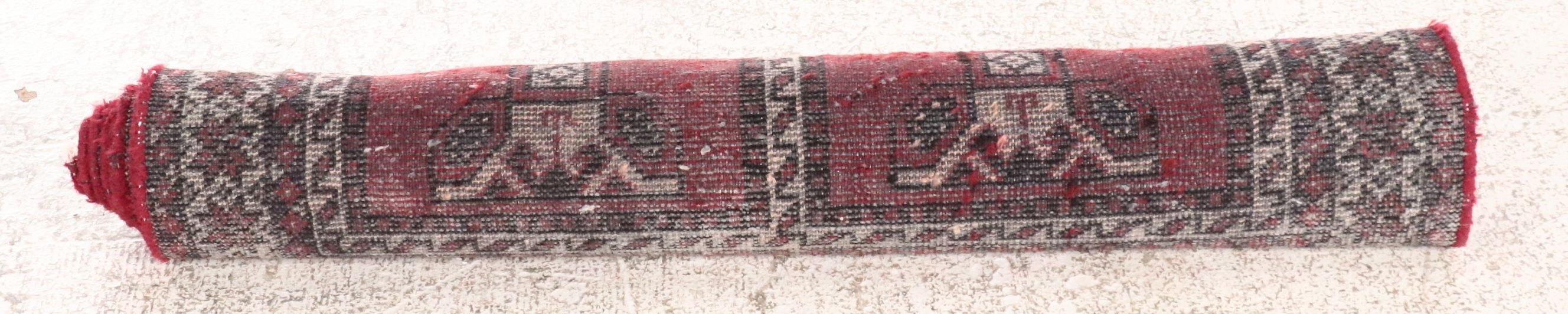 3'4 x 9'6 Hand-Knotted Persian Baluch Long Rug
