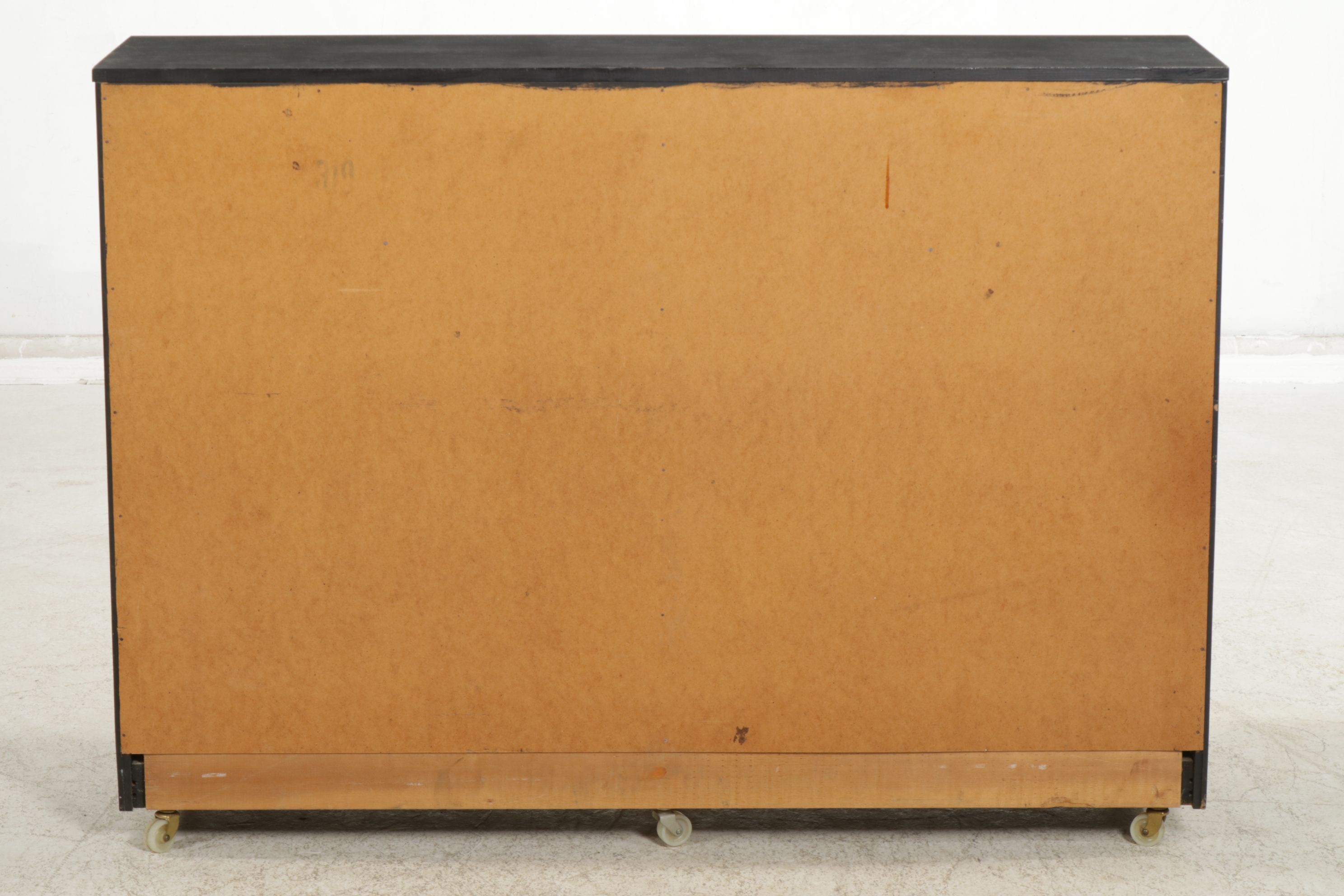 Black Painted Chest of Drawers, Late 20th to 21st Century