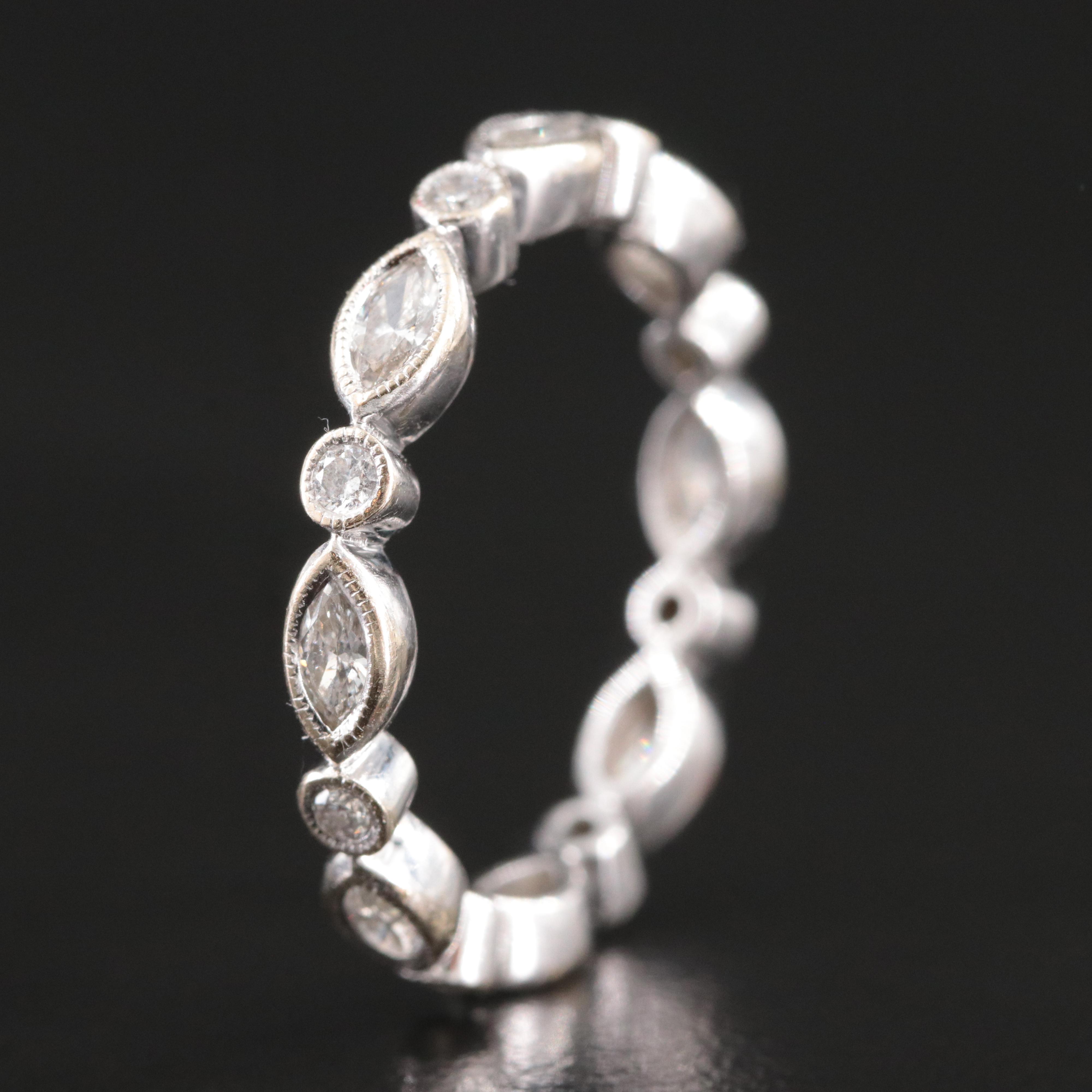 18K 0.78 CTW Diamond Eternity Ring