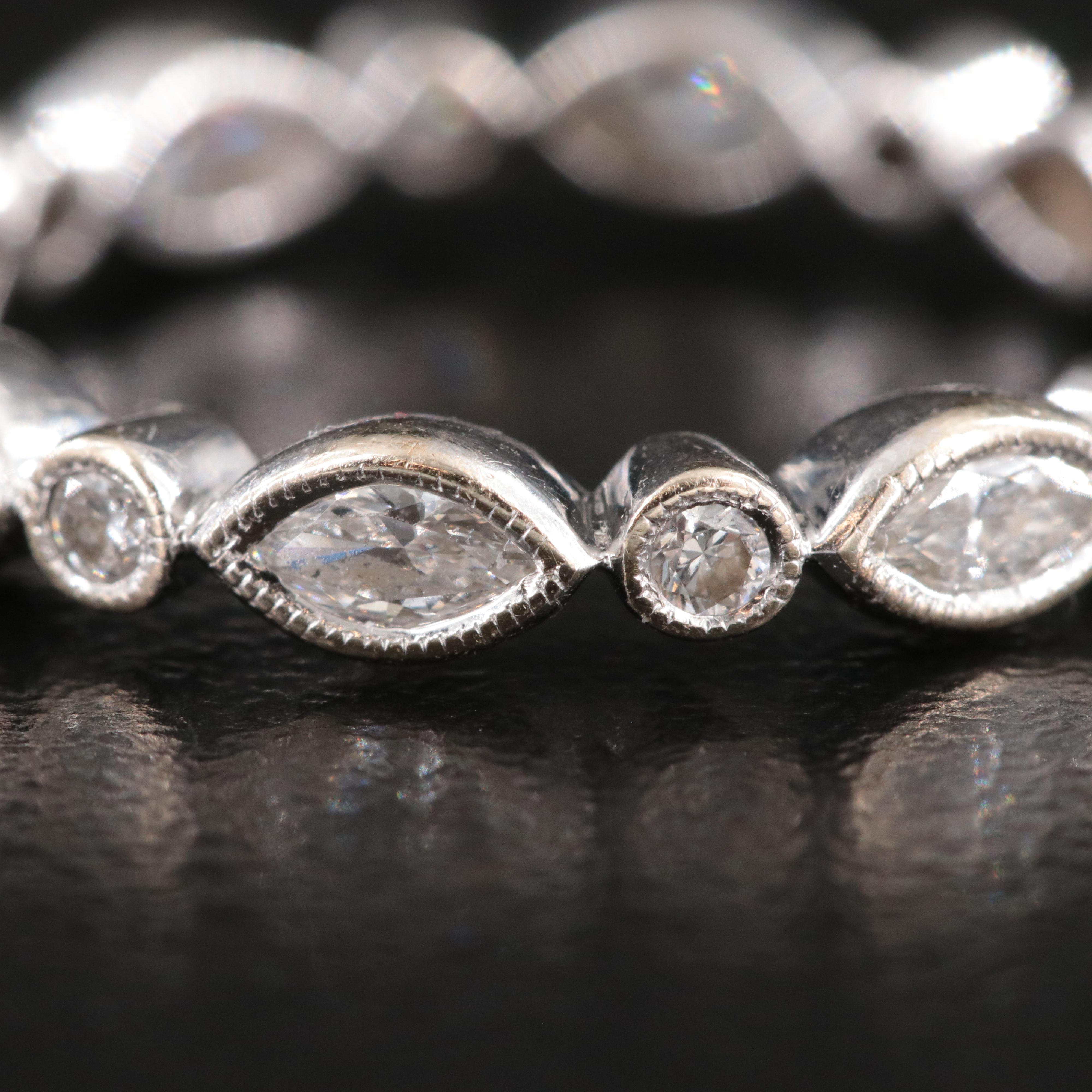 18K 0.78 CTW Diamond Eternity Ring
