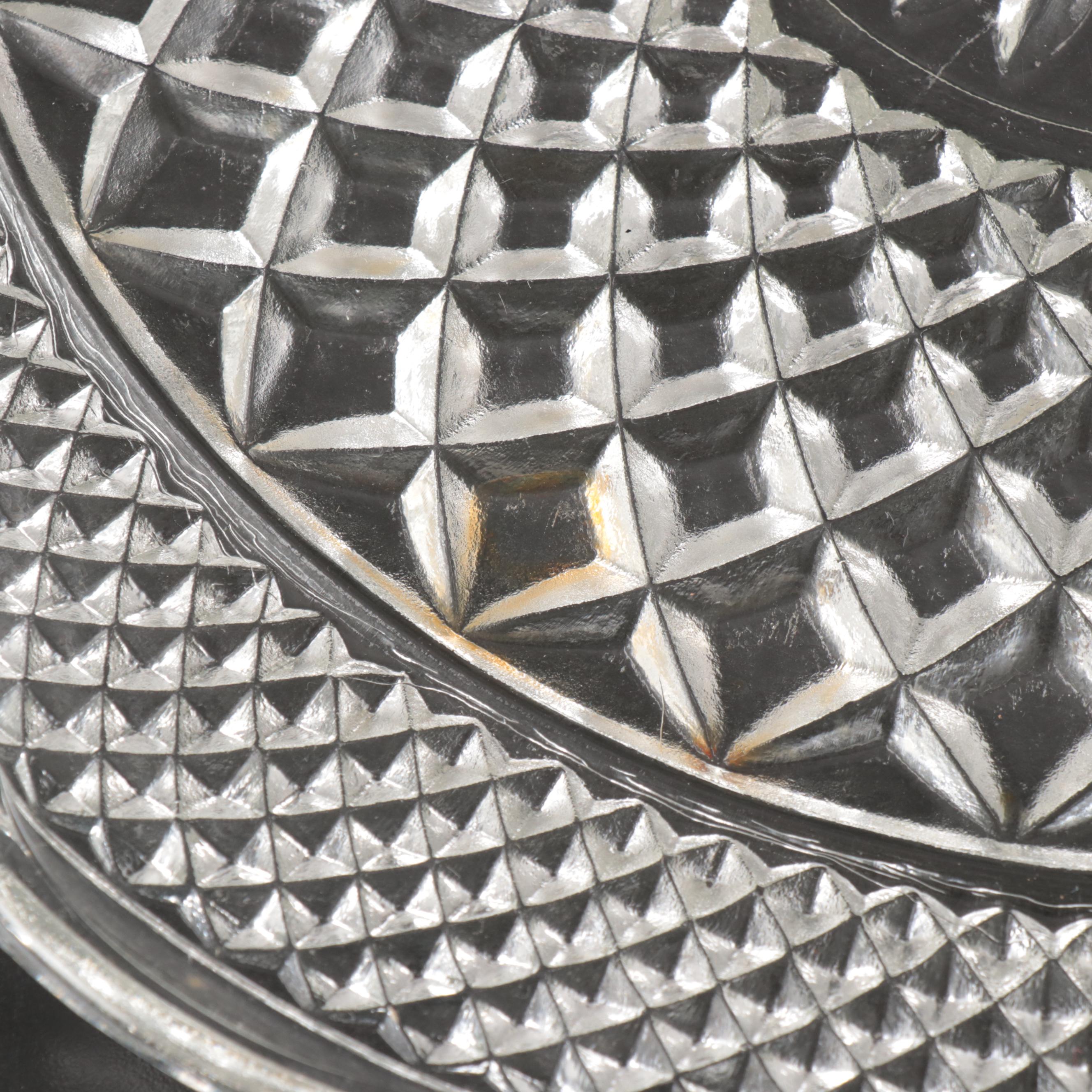 Mikasa Crystal Candlesticks with Arcoroc Glass Bowls and Other Serverware