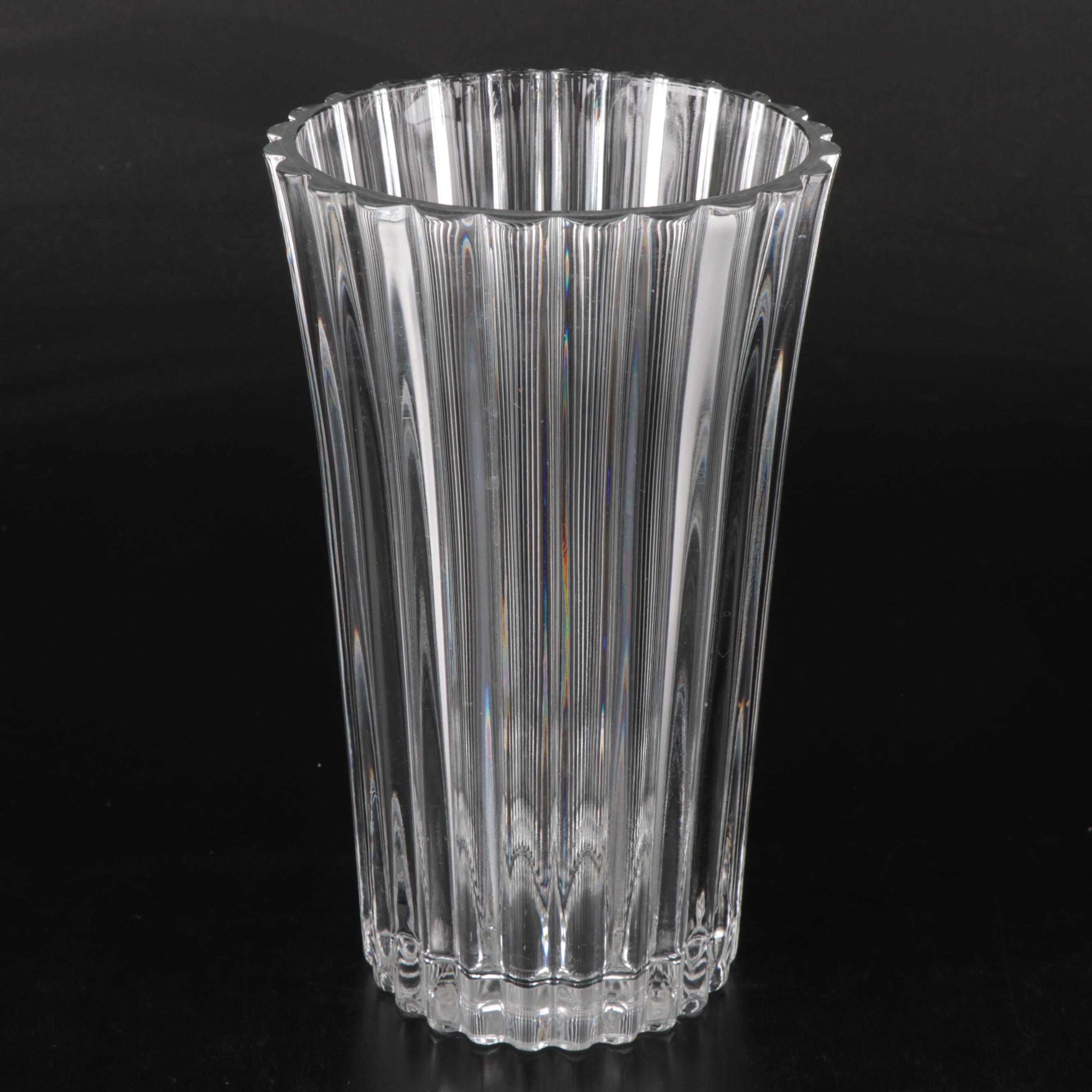 Mikasa Crystal Candlesticks with Arcoroc Glass Bowls and Other Serverware