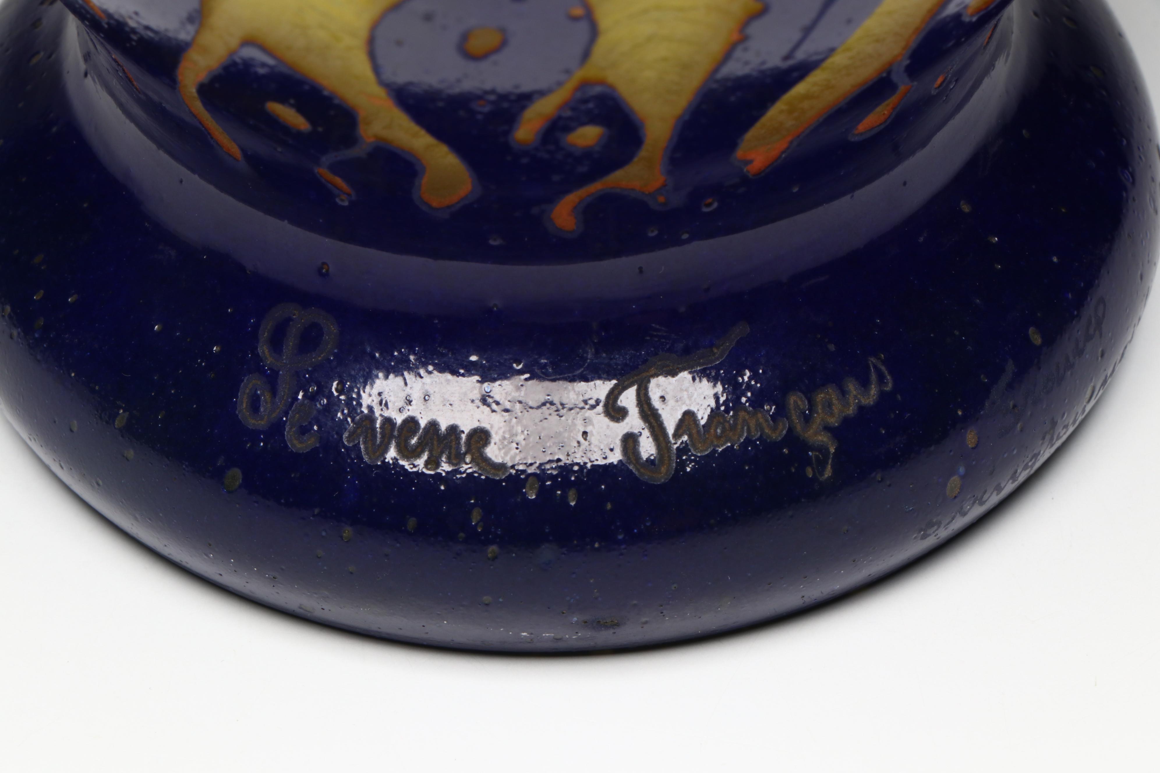 Schneider Le Verre Français Cameo Glass Vase, Early 20th Century